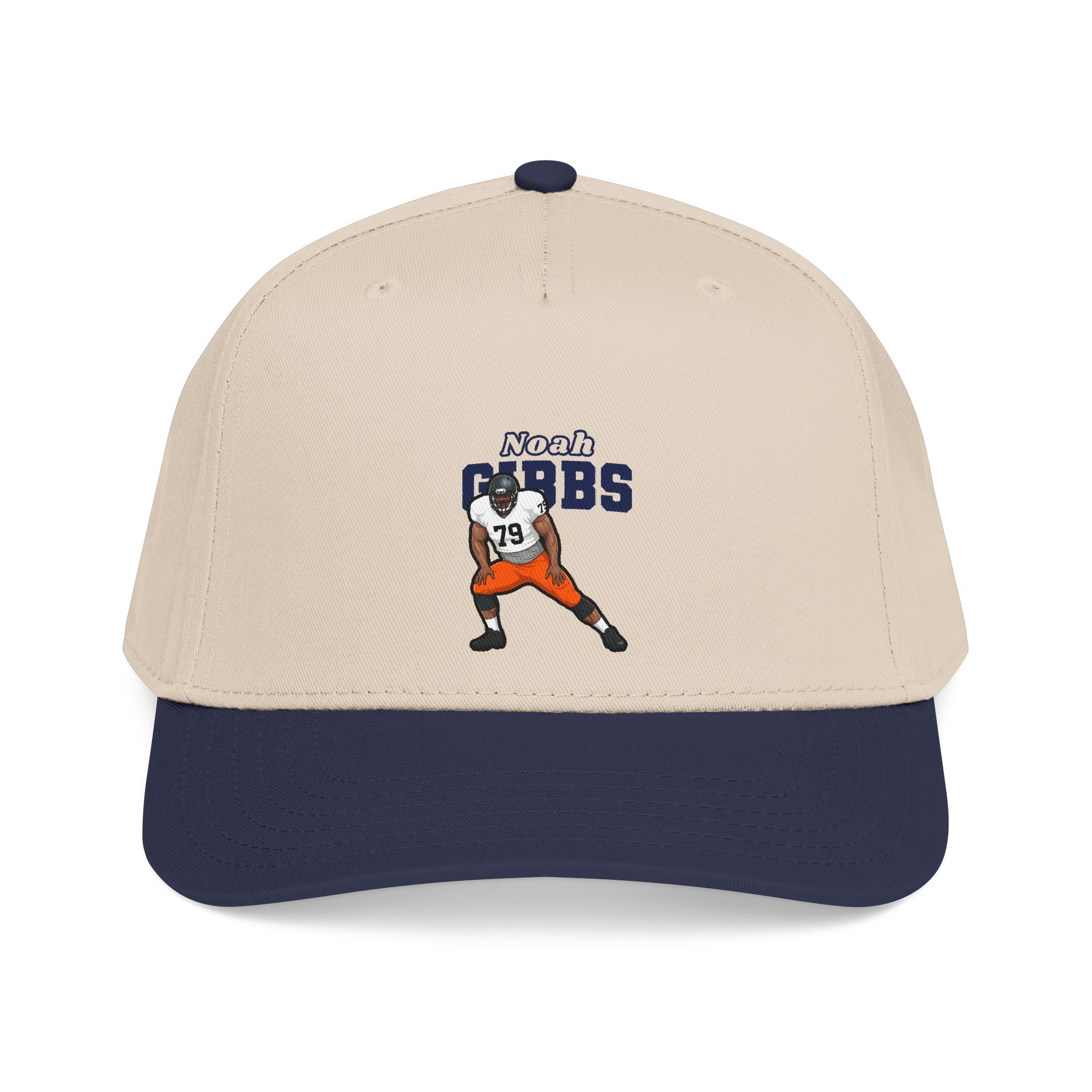 Baseball Cap — character_name_arch in Navy / Natural