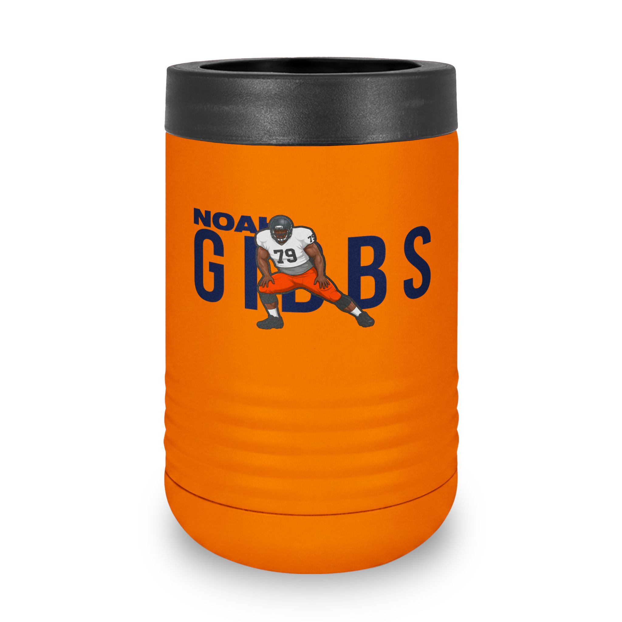 Stainless Can Cooler — character_player_name in Orange