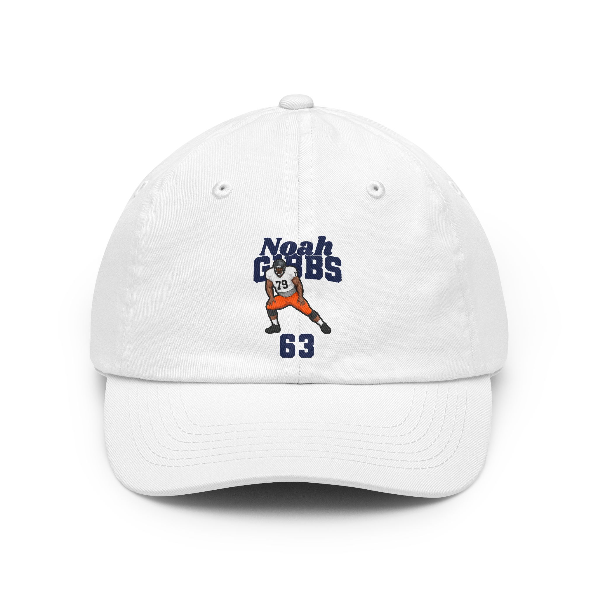 Classic Cap — character_signature_arch in White