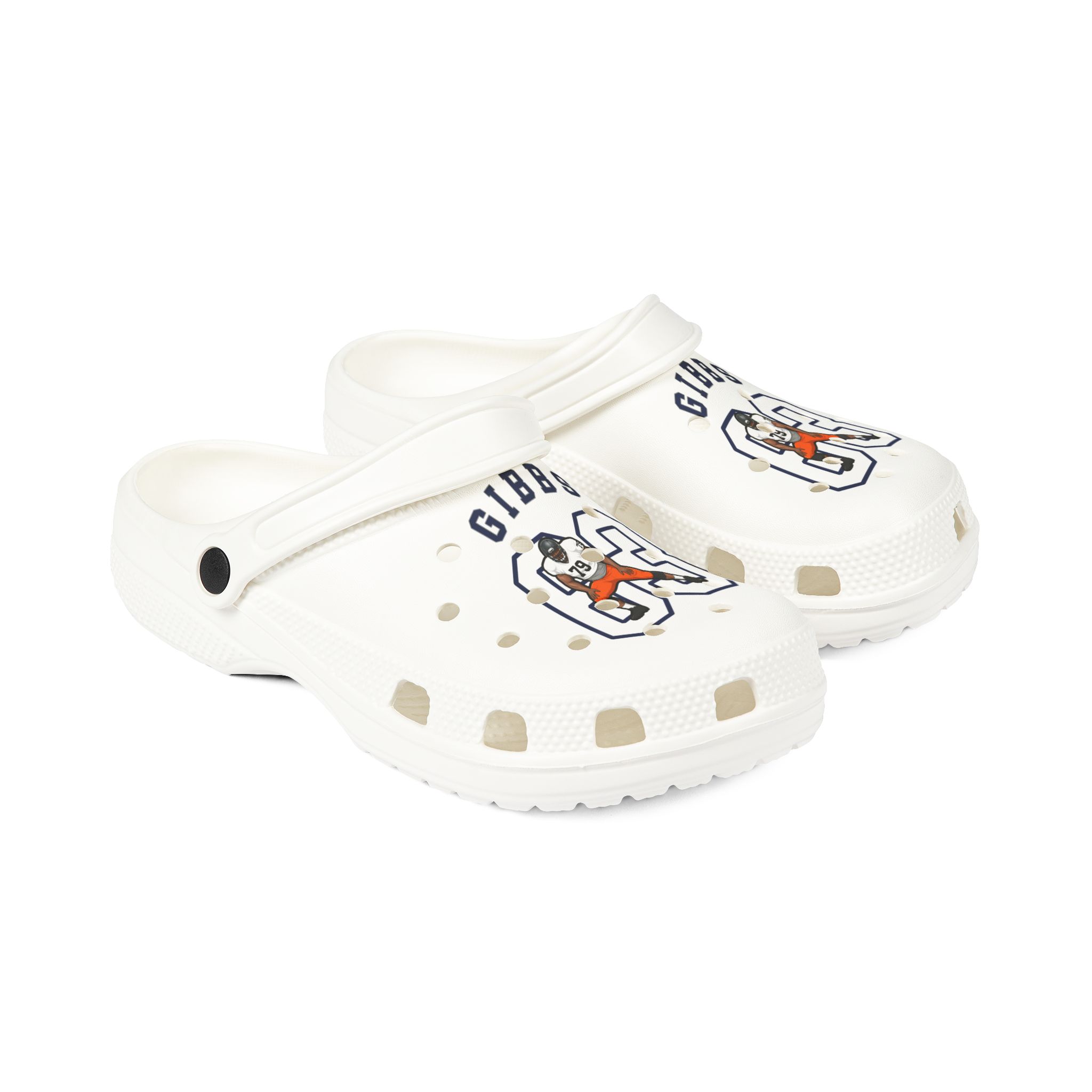 Rubber Clogs — character_shirsey_arch in White