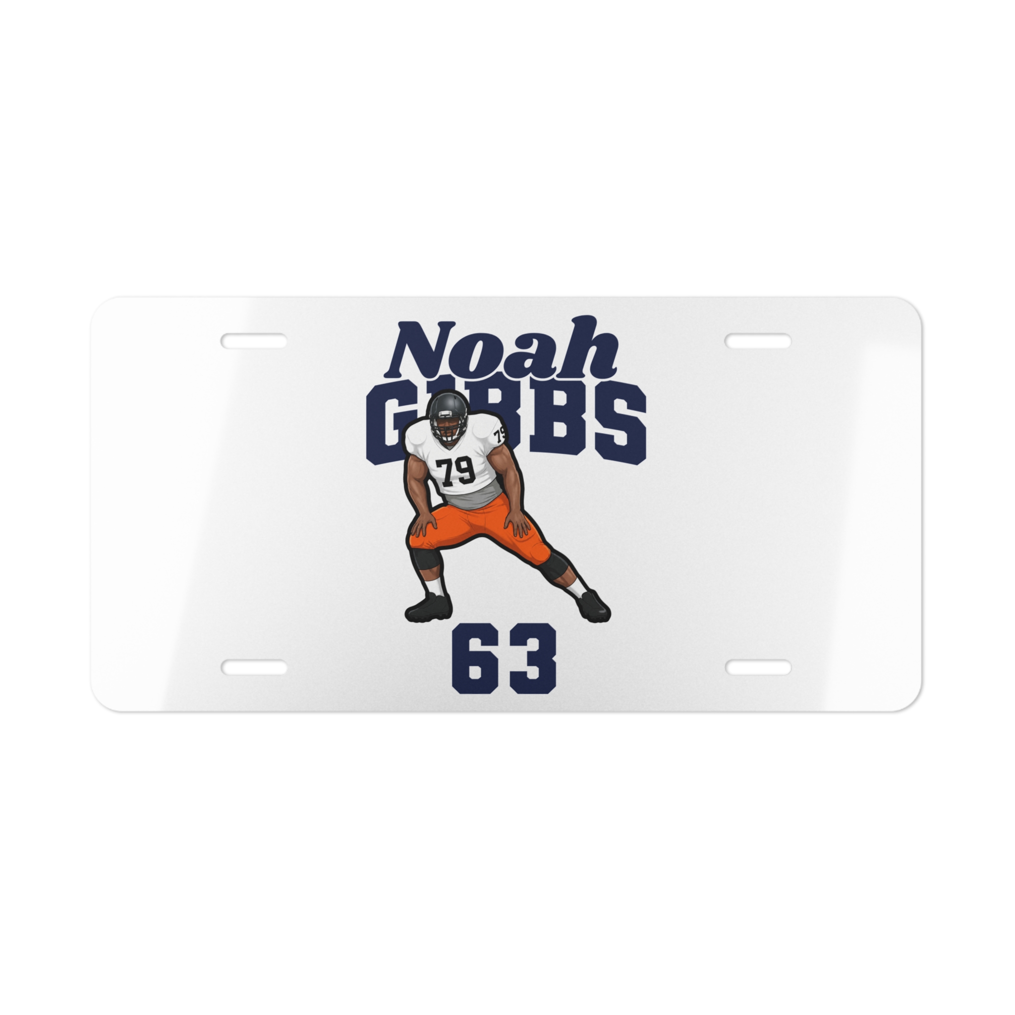 License Plate — character_signature_arch in Classic
