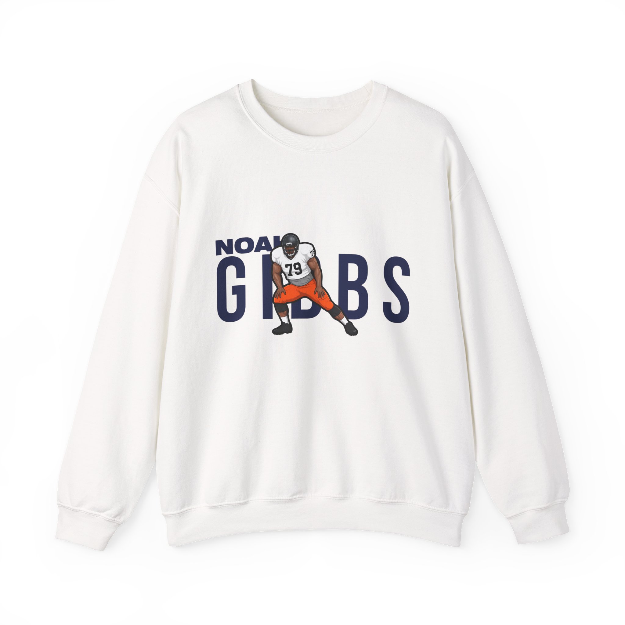 Crewneck Sweatshirt — character_player_name in White