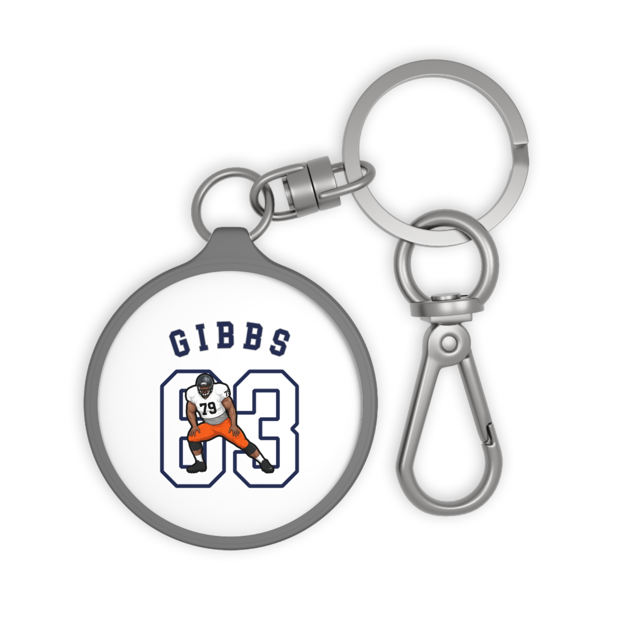 Keychain — character_shirsey_arch in Grey