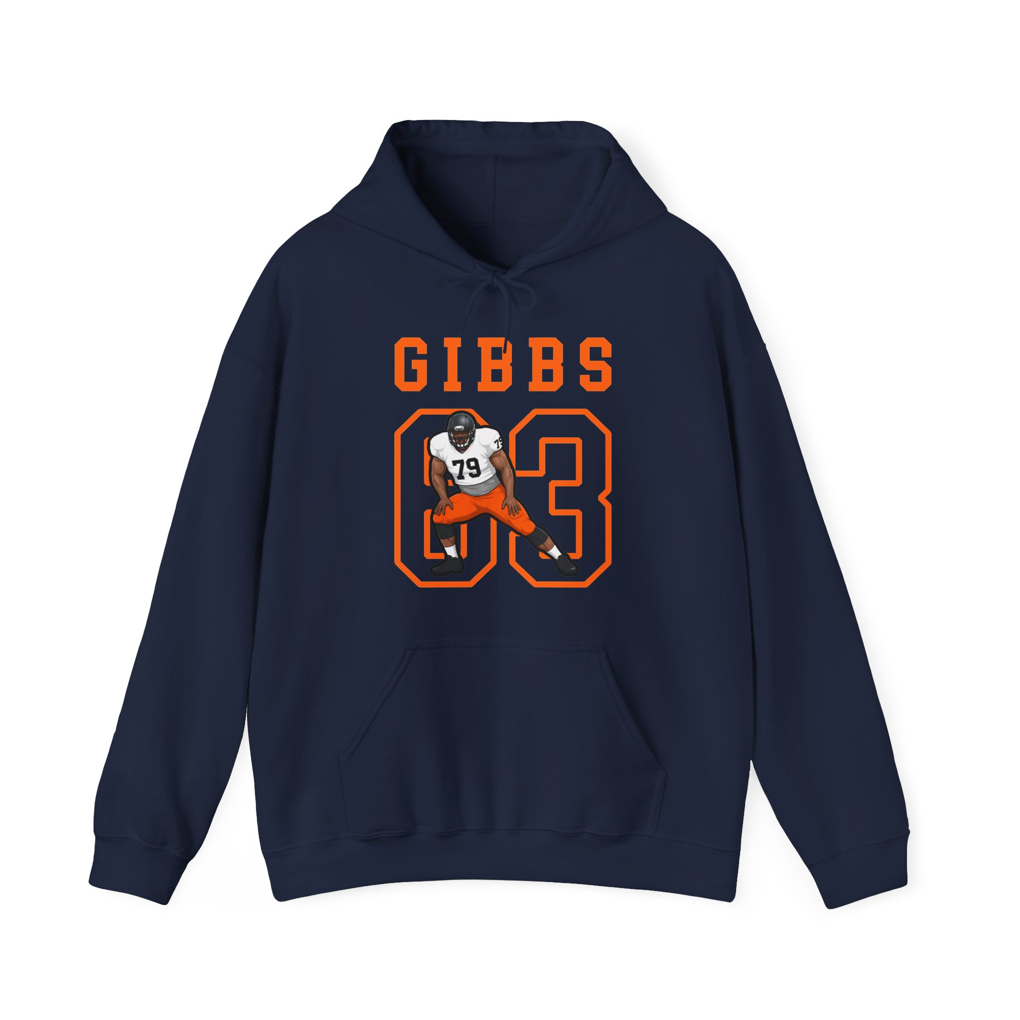 Hoodie — character_shirsey in Navy