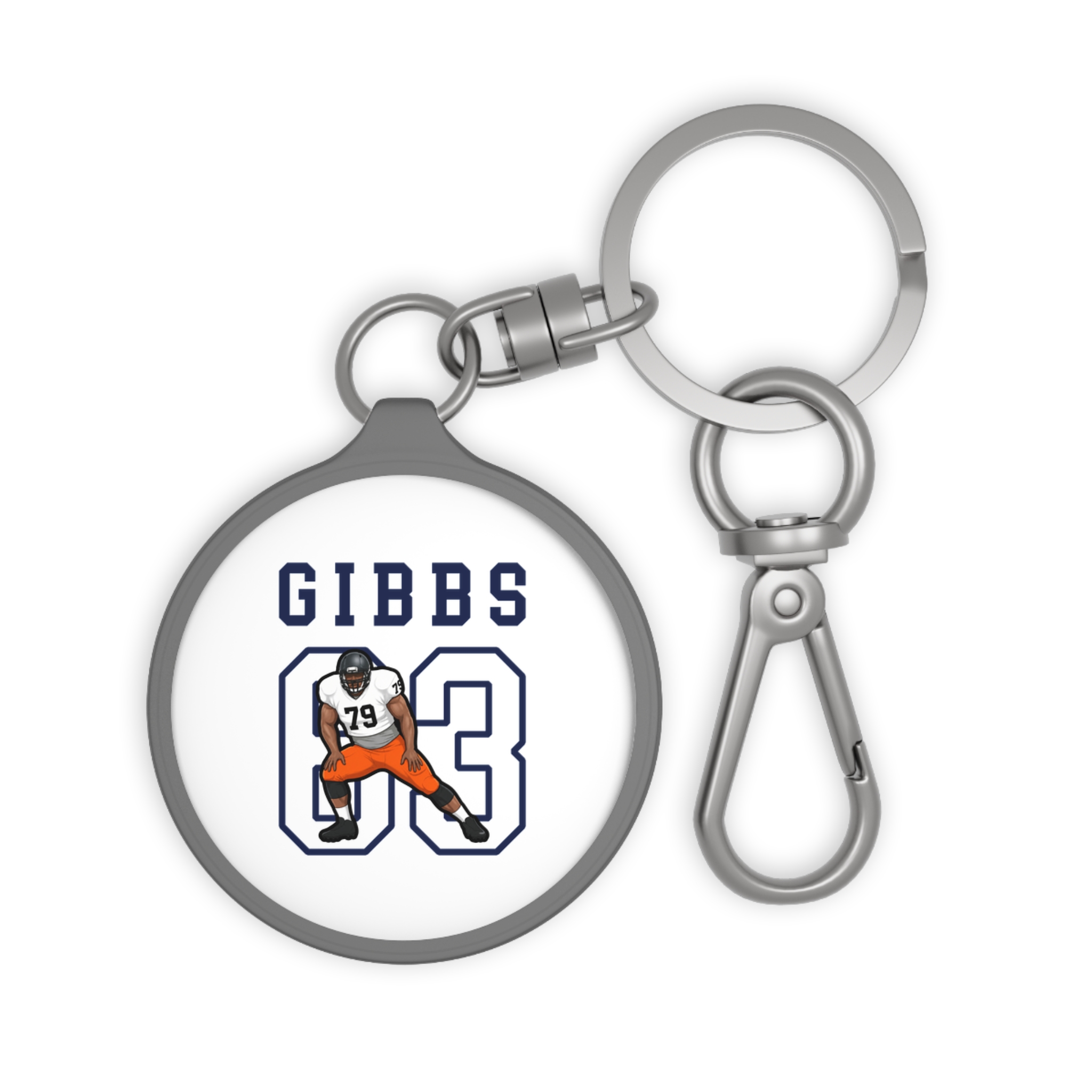 Keychain — character_shirsey in Grey