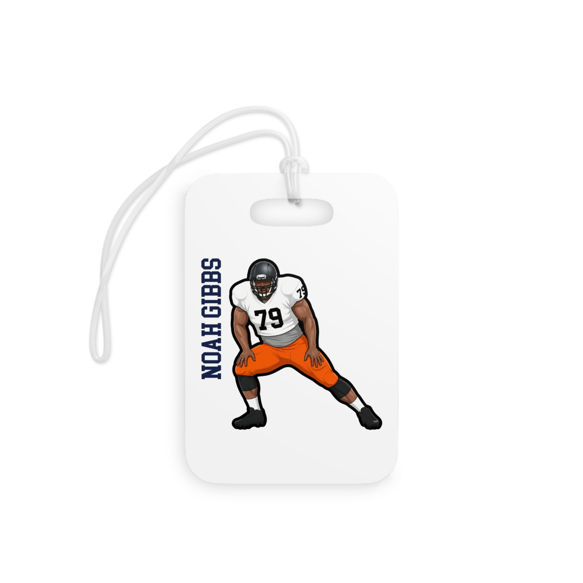 Bag Tag — character_name_vertical in Classic