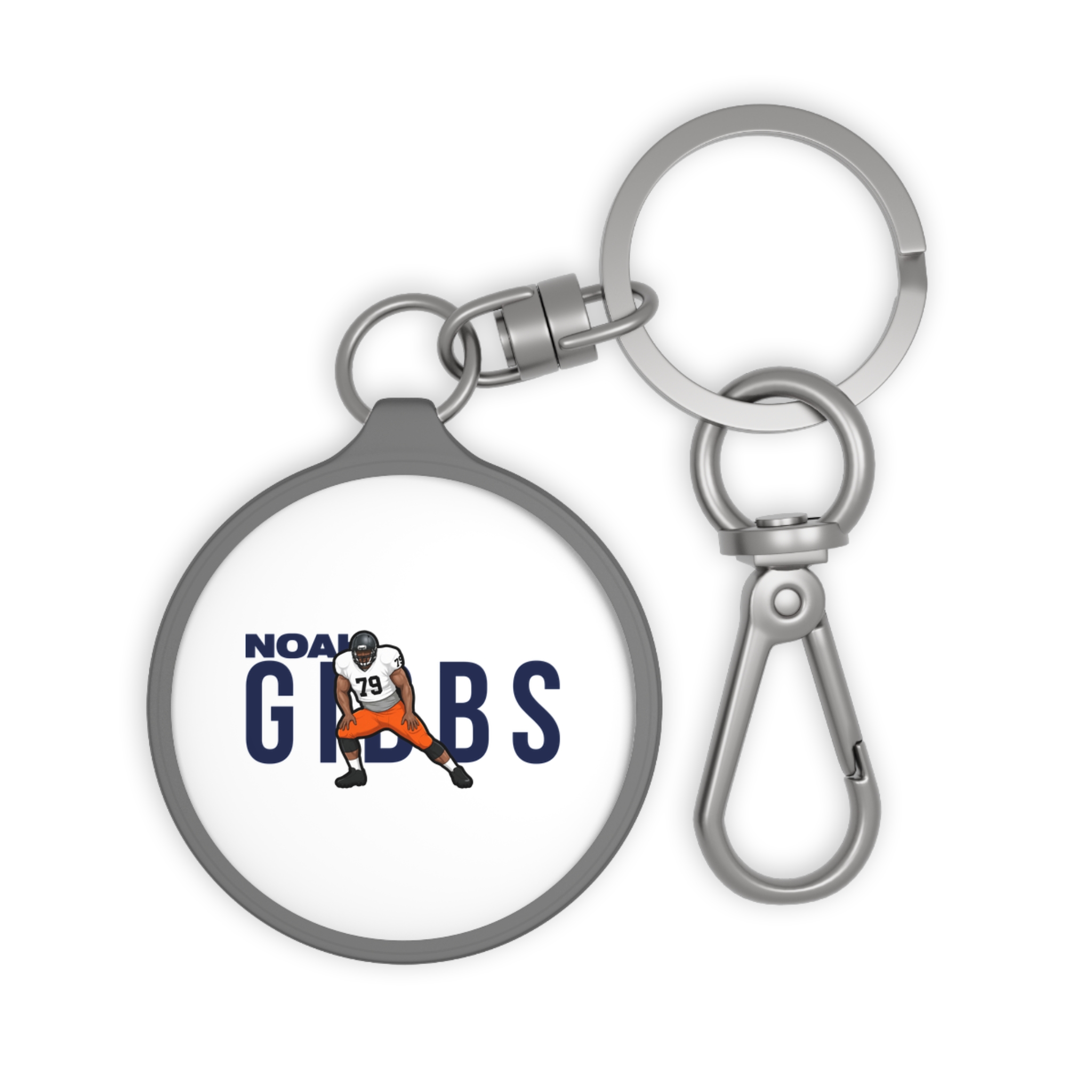 Keychain — character_player_name in Grey