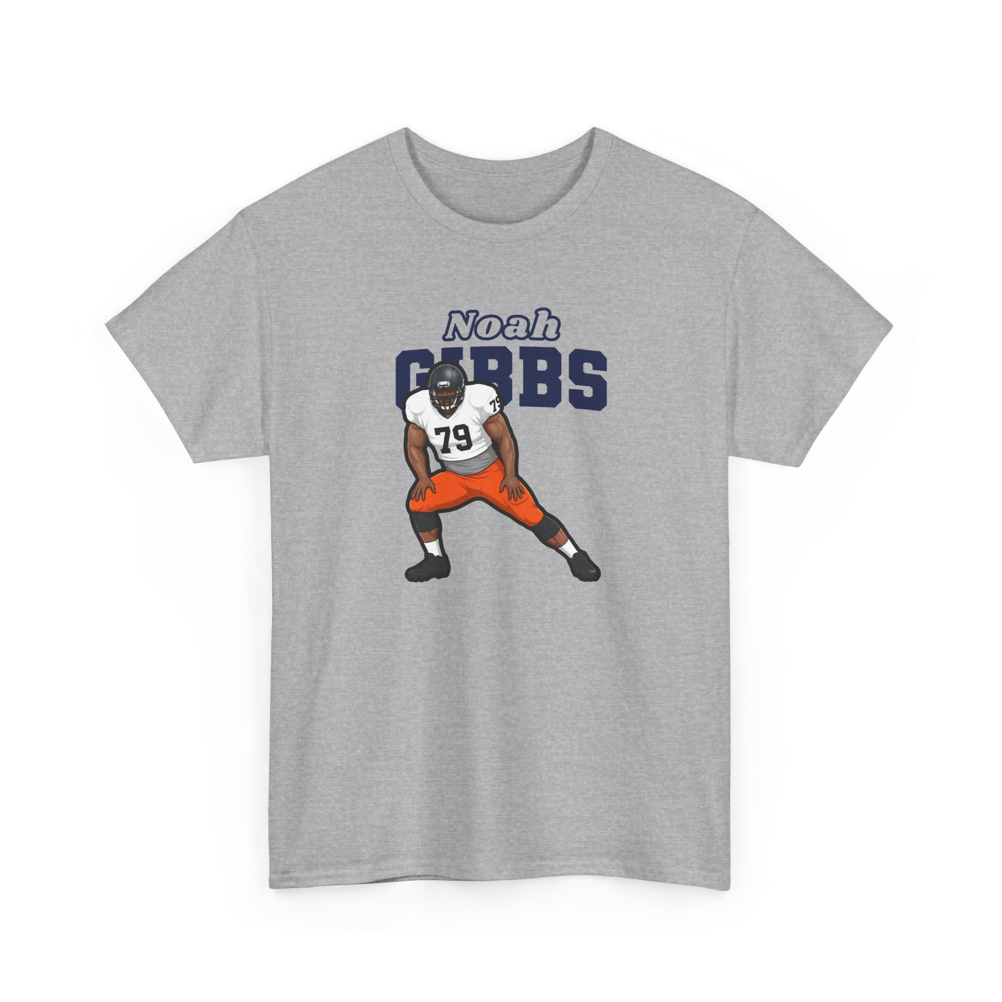 Tee — character_name_arch in Grey