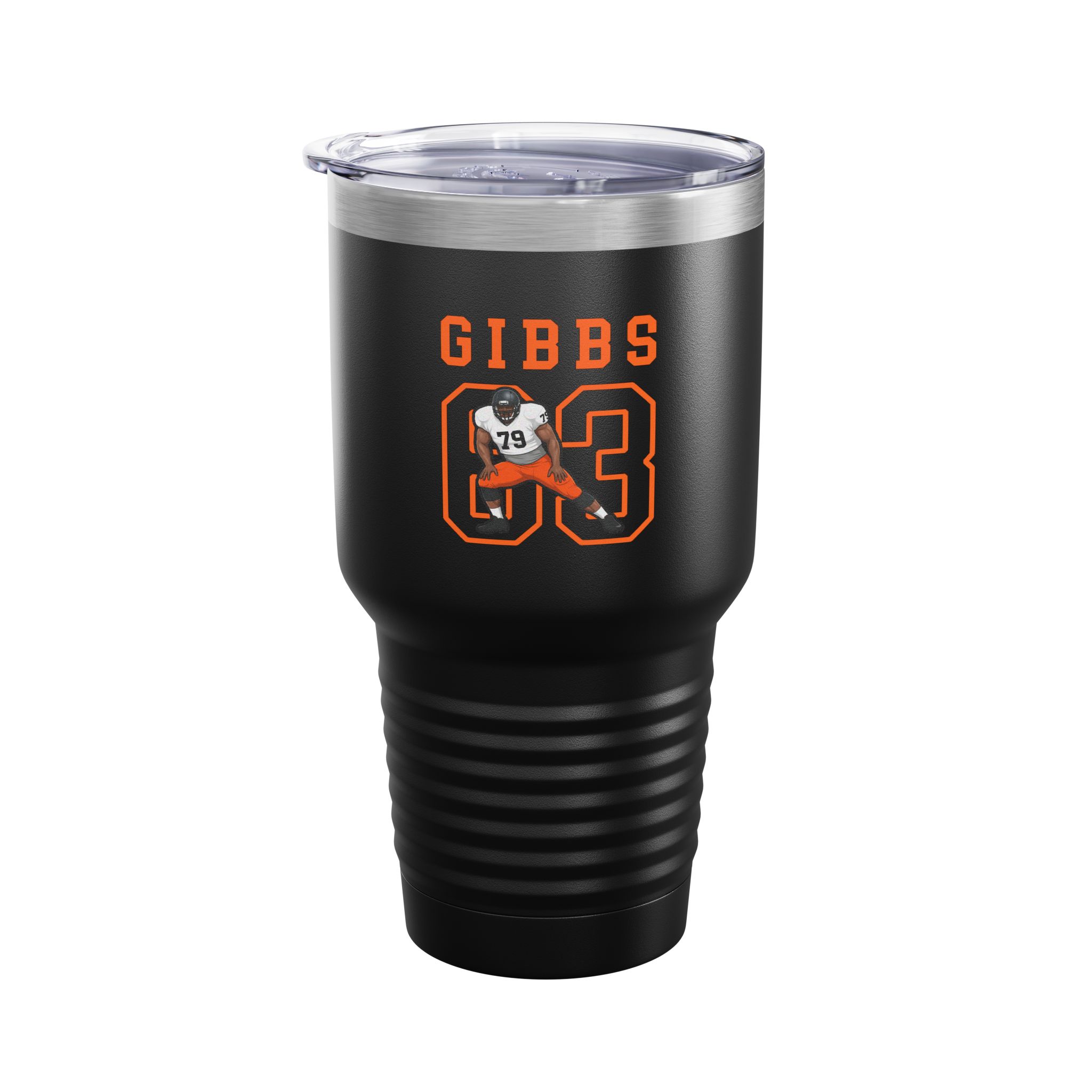 30oz Tumbler — character_shirsey in Black