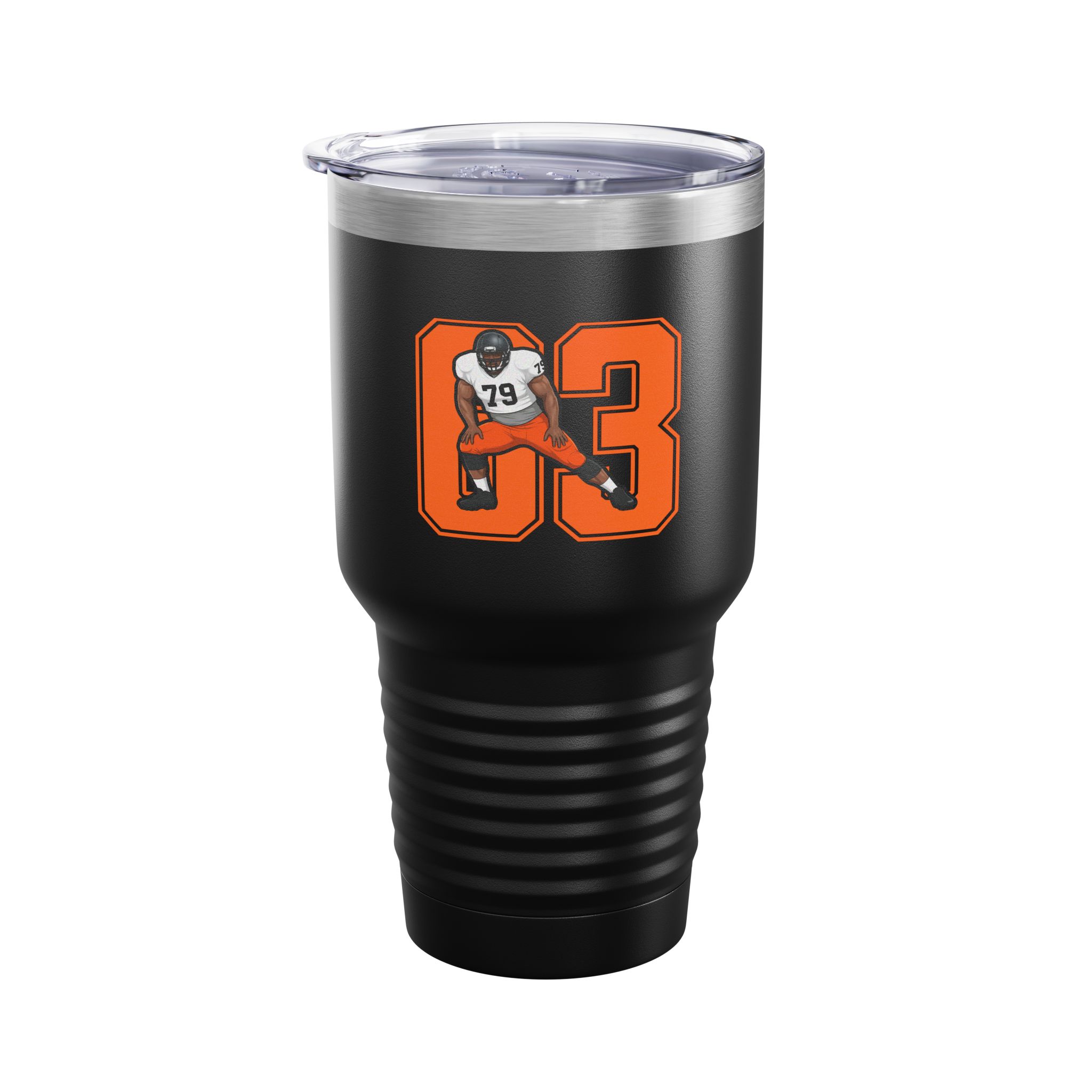 30oz Tumbler — character_number in Black