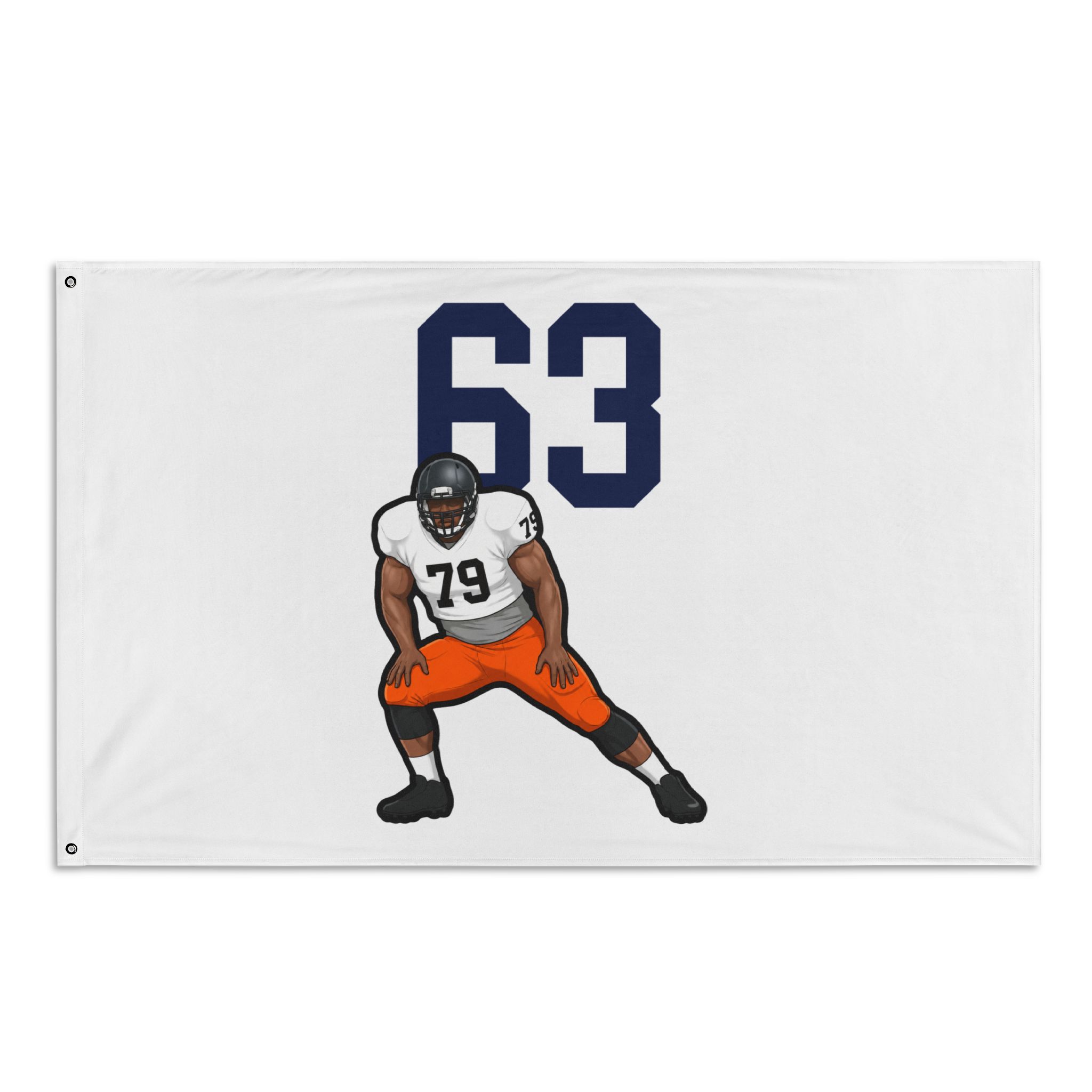 Flag (35 × 56 in) — character_number_top in Classic