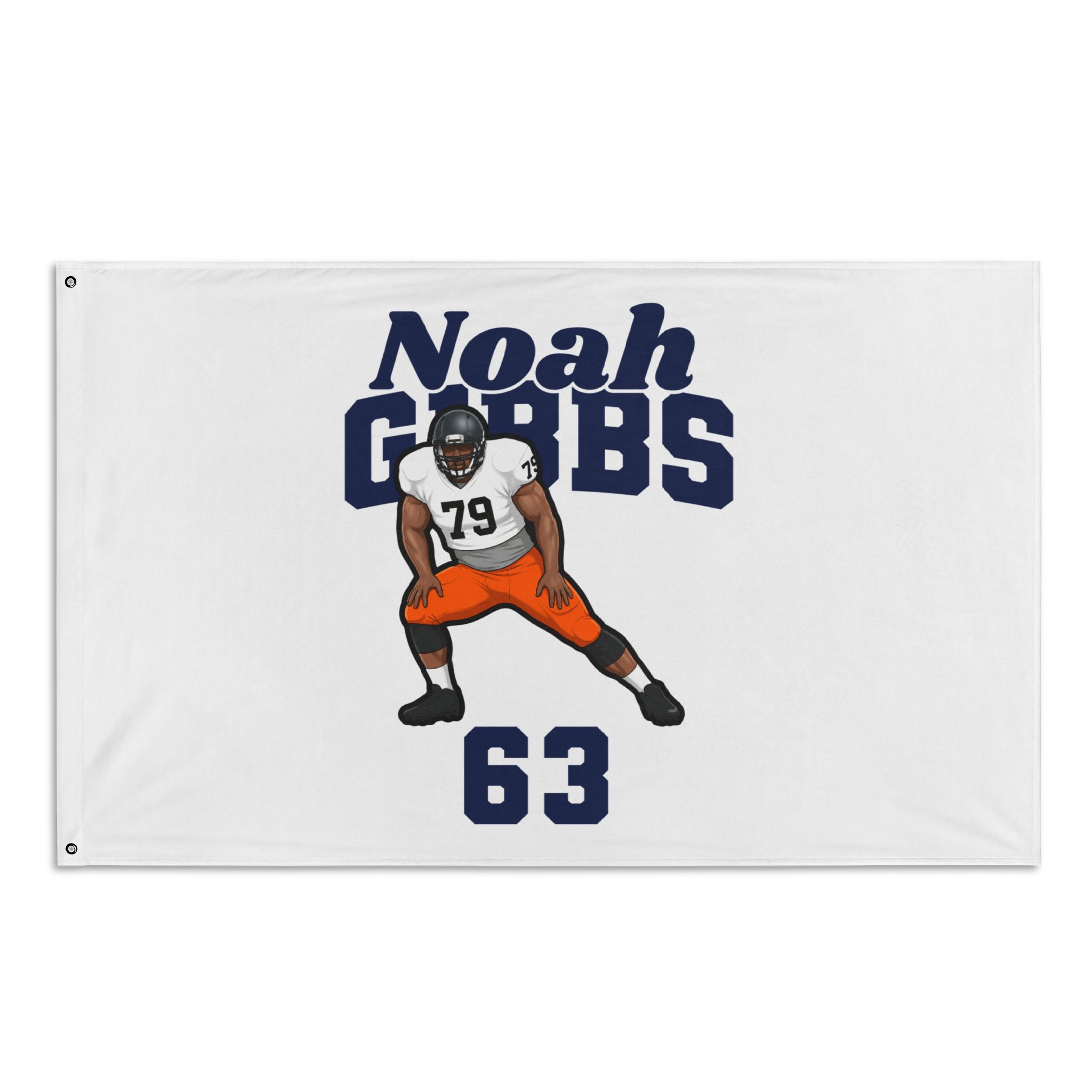 Flag (35 × 56 in) — character_signature_arch in Classic