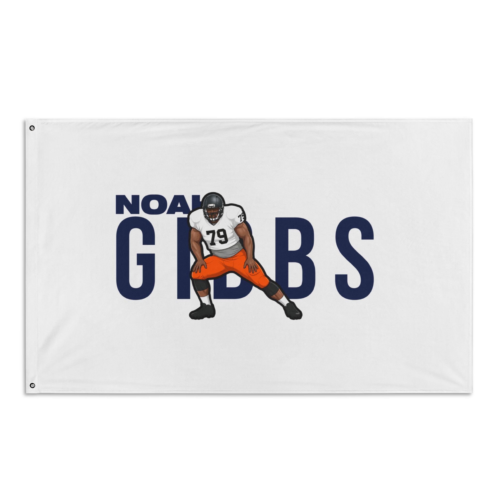 Flag (35 × 56 in) — character_player_name in Classic