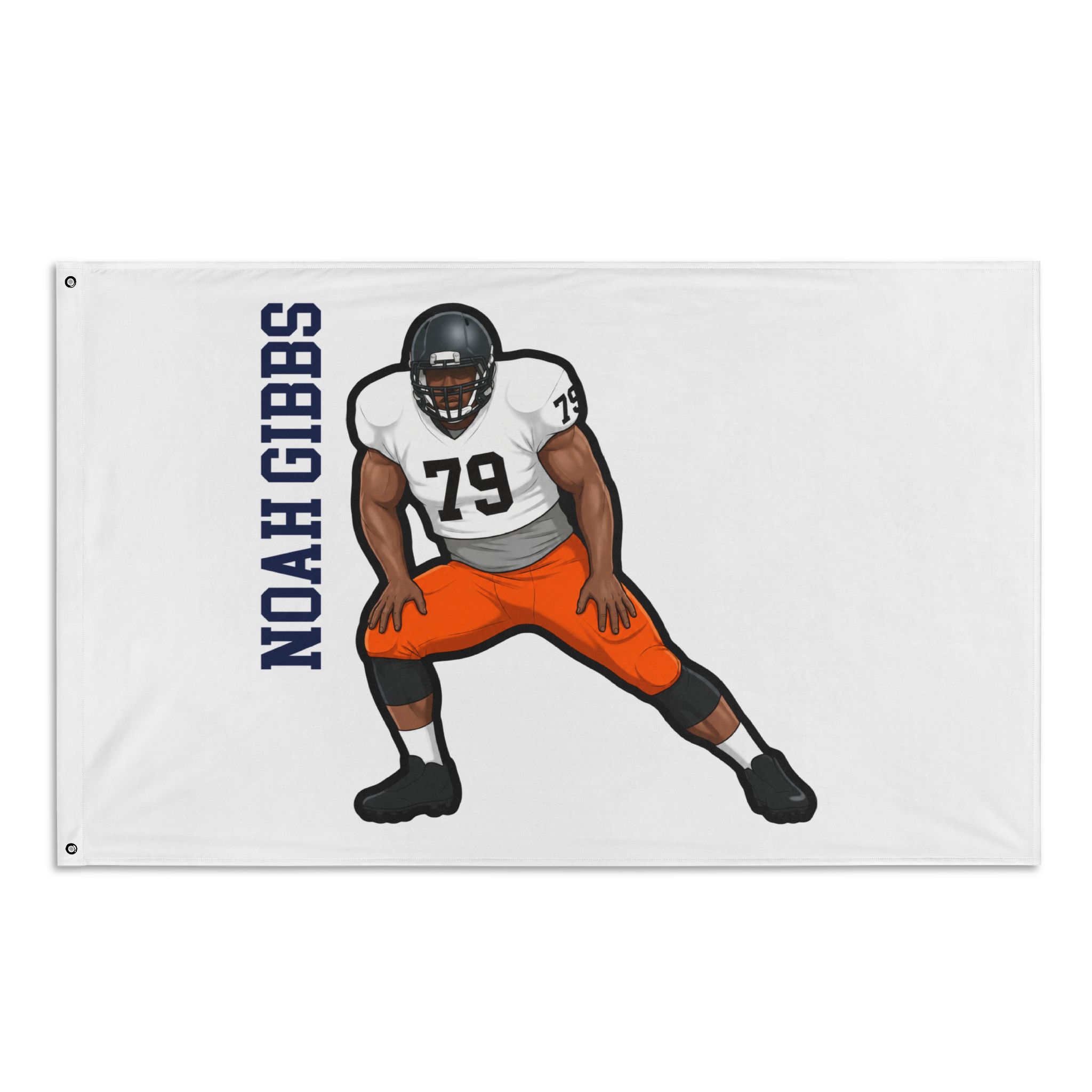 Flag (35 × 56 in) — character_name_vertical in Classic