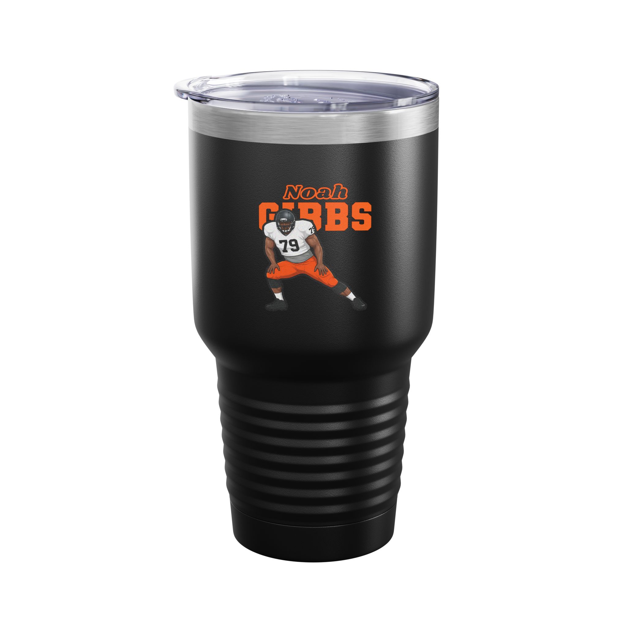30oz Tumbler — character_name_arch in Black