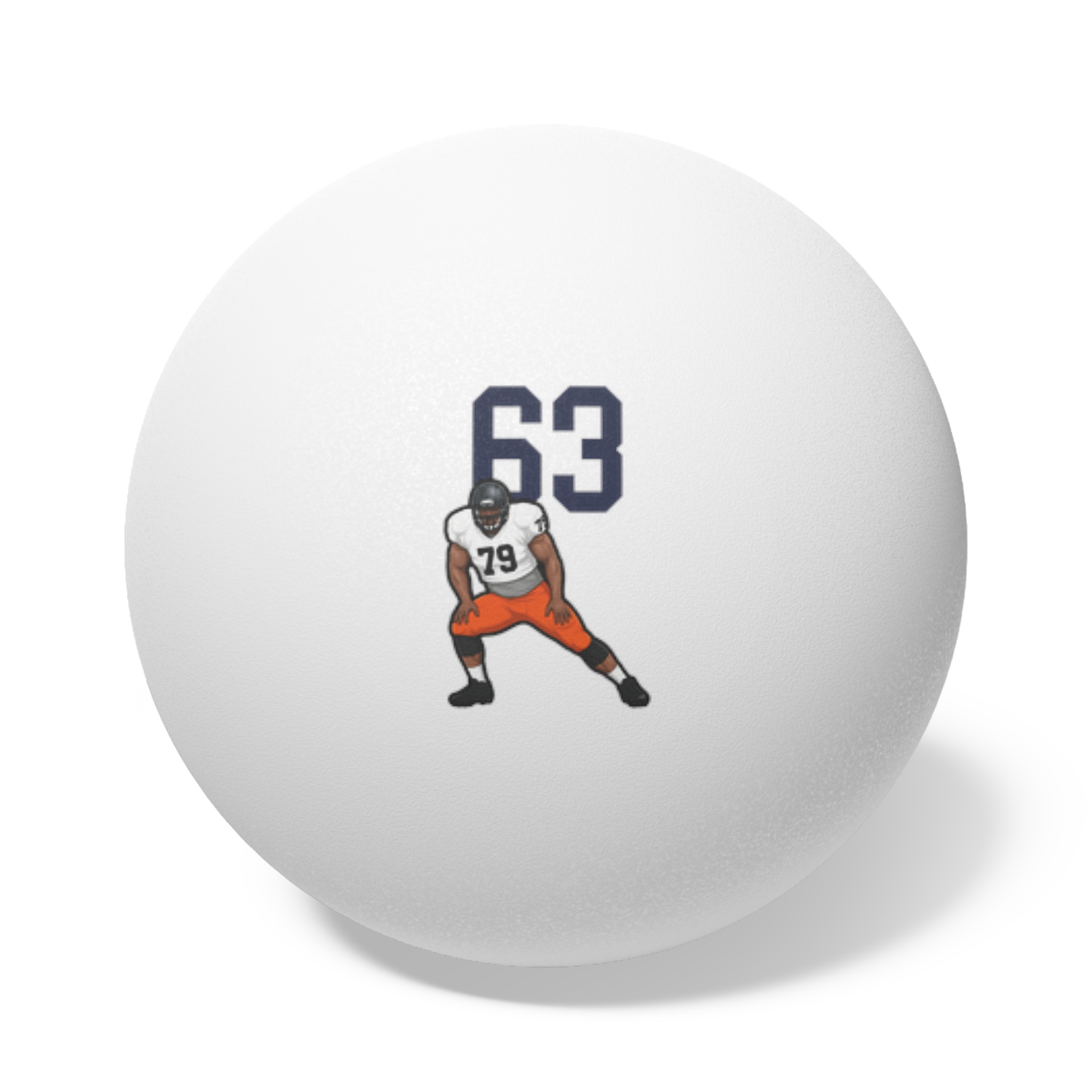 Ping Pong Balls, 6 pcs — character_number_top in White