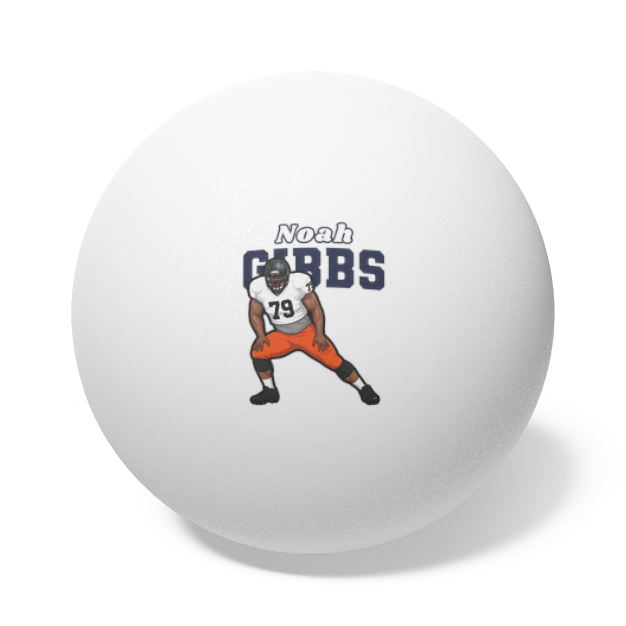 Ping Pong Balls, 6 pcs — character_name_arch in White