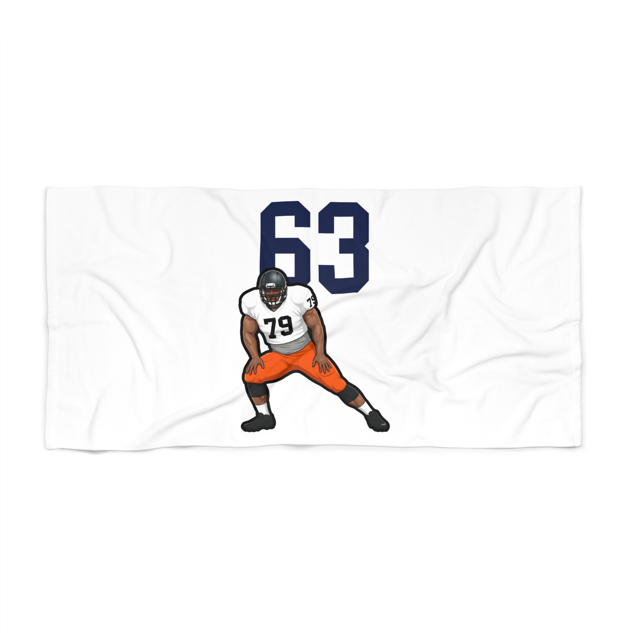 Beach Towel — character_number_top in Classic