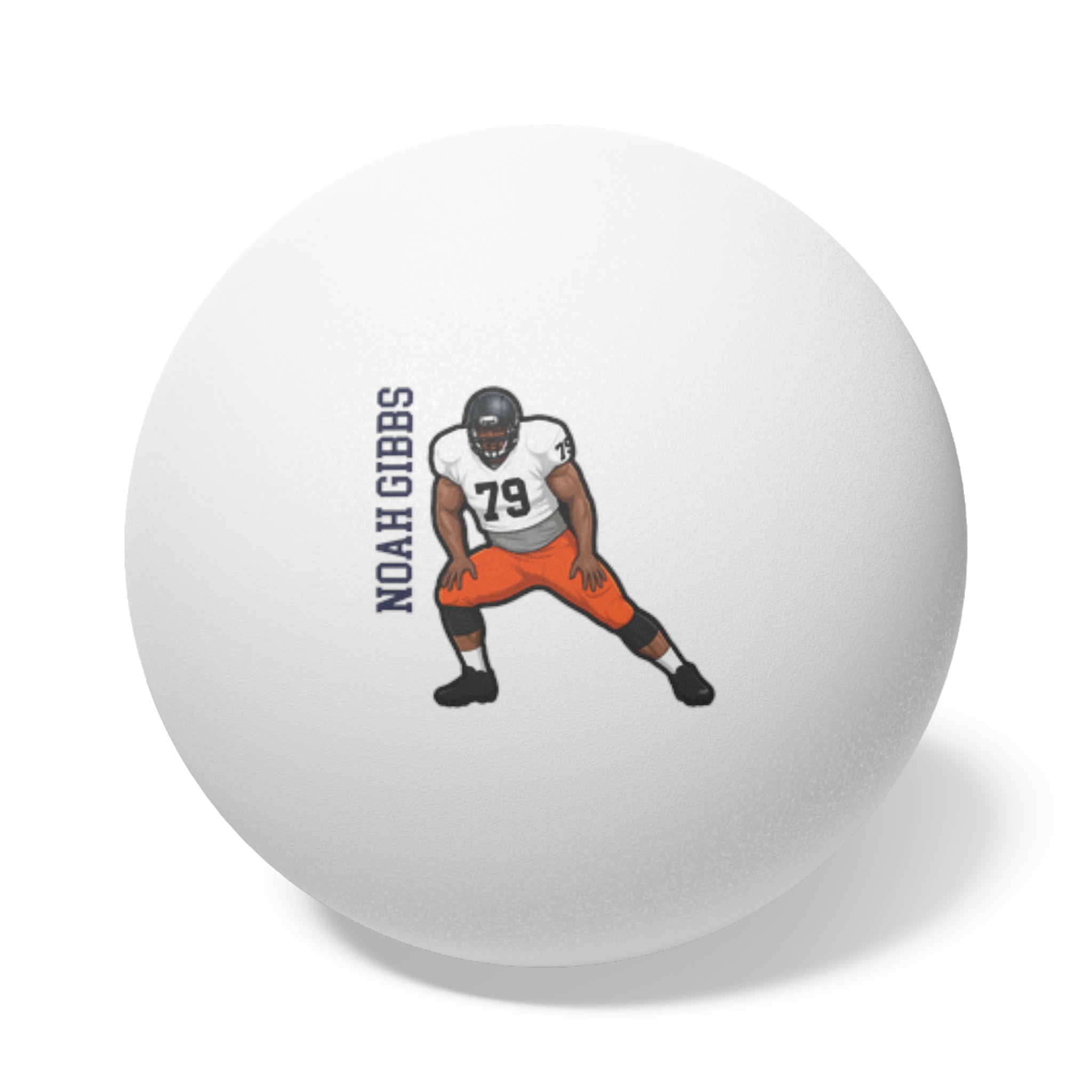 Ping Pong Balls, 6 pcs — character_name_vertical in White