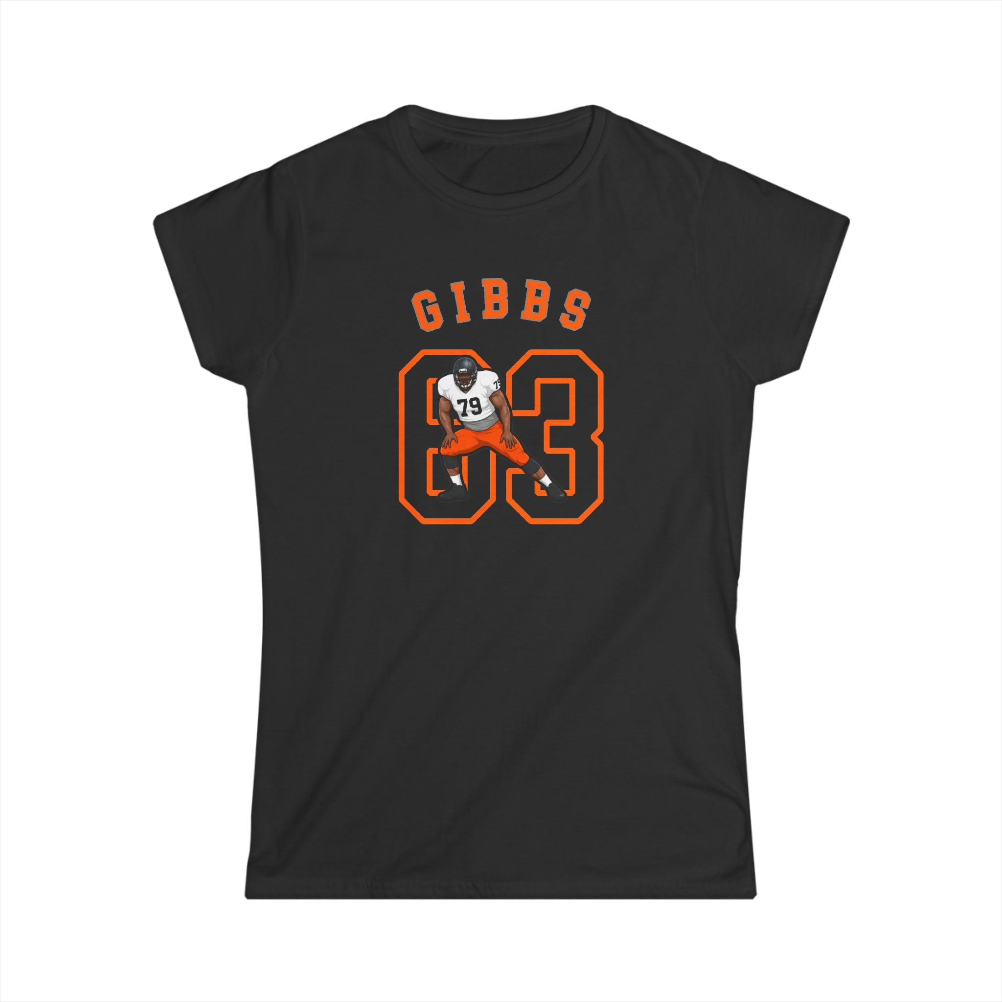 Women's Softstyle Tee — character_shirsey_arch in Black