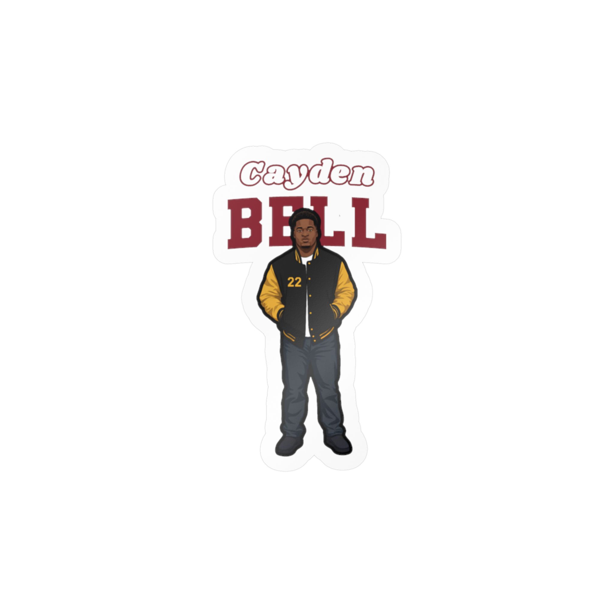 Vinyl Sticker — character_name_arch in Classic