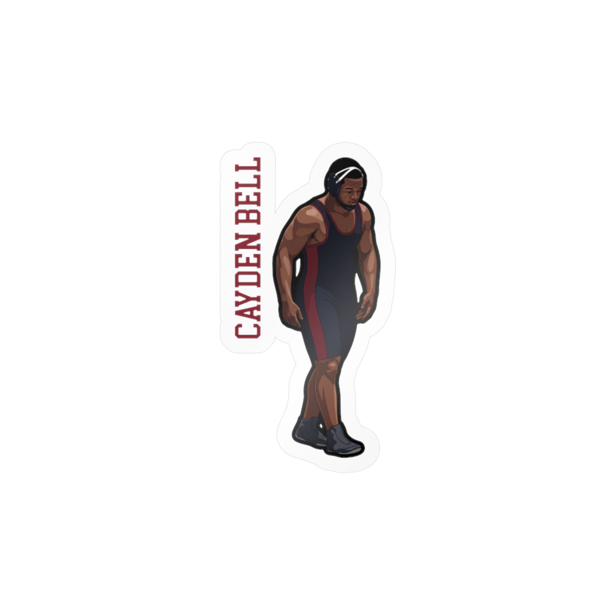 Vinyl Sticker — character_name_vertical in Classic