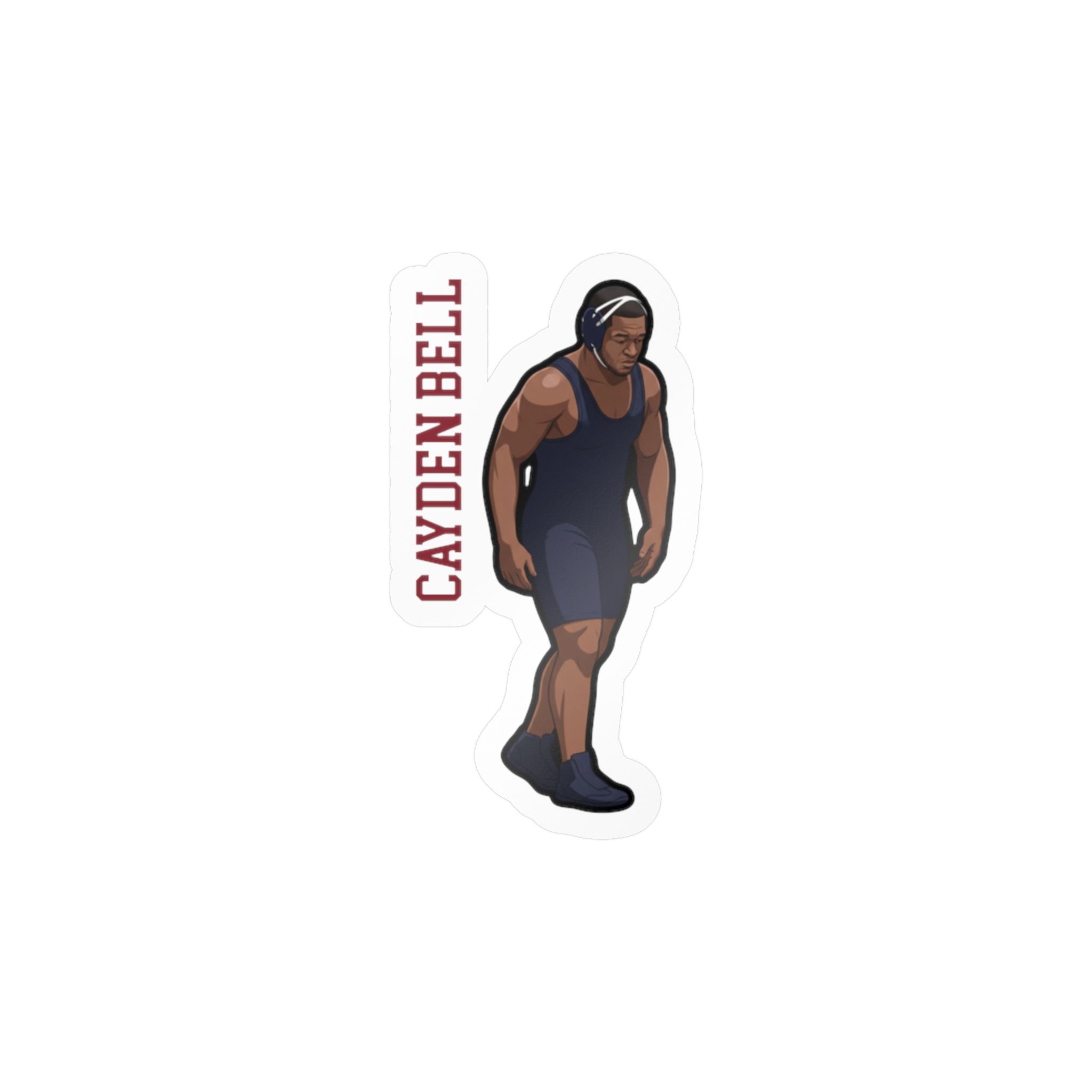 Vinyl Sticker — character_name_vertical in Classic