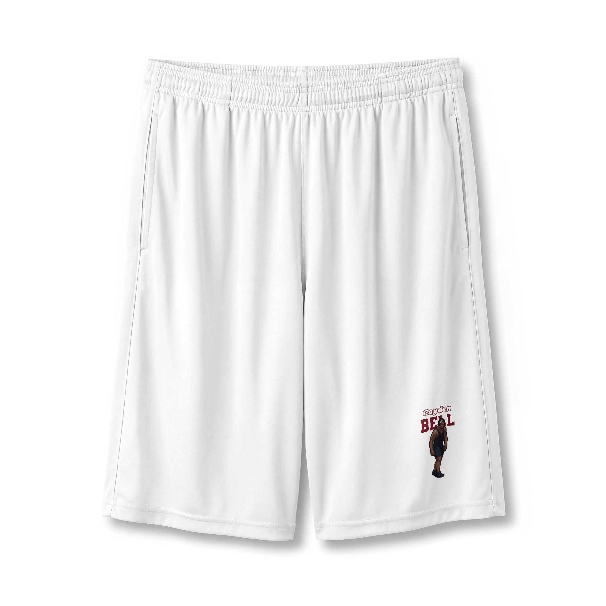 Shorts — character_name_arch in White
