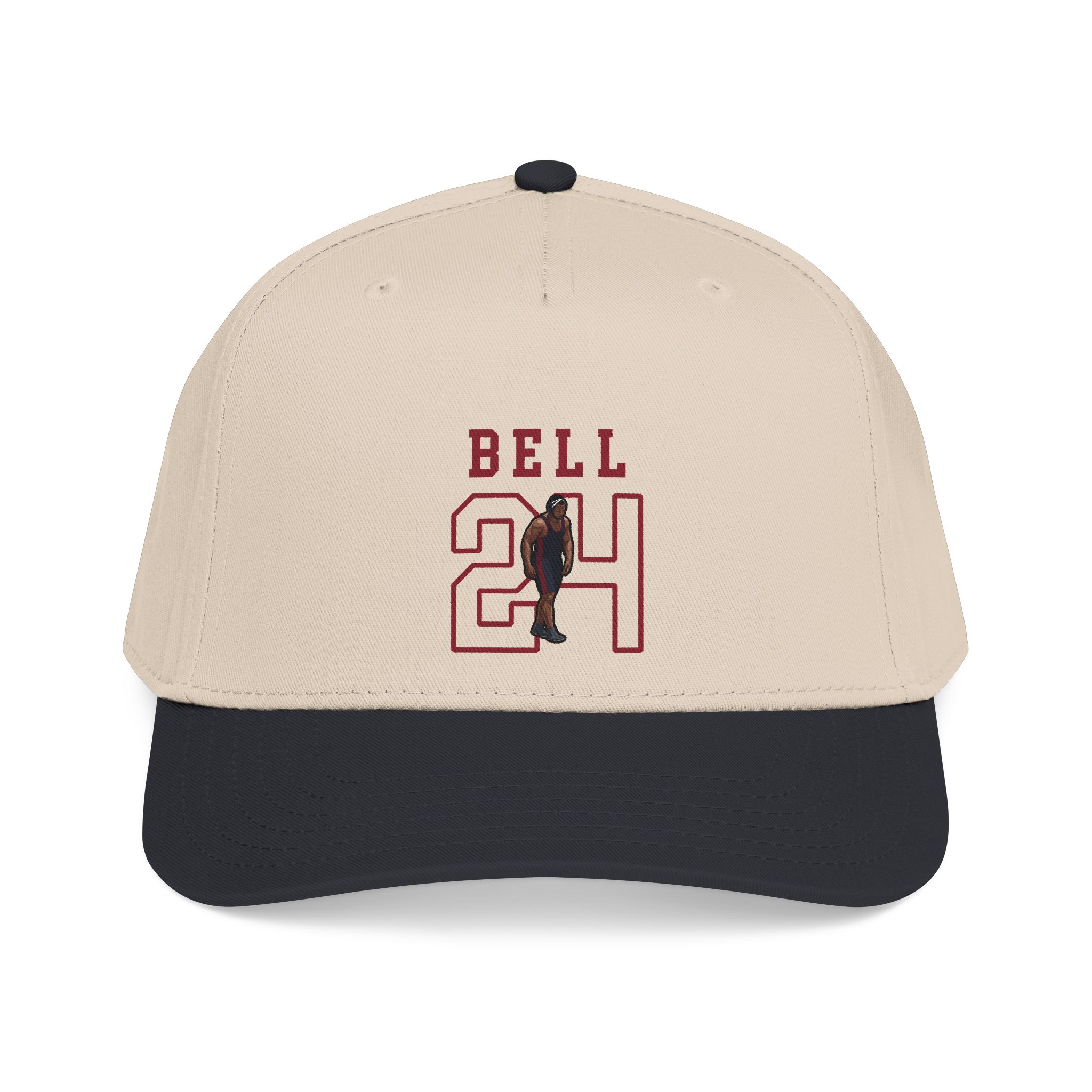 Baseball Cap — character_shirsey in Black / Natural