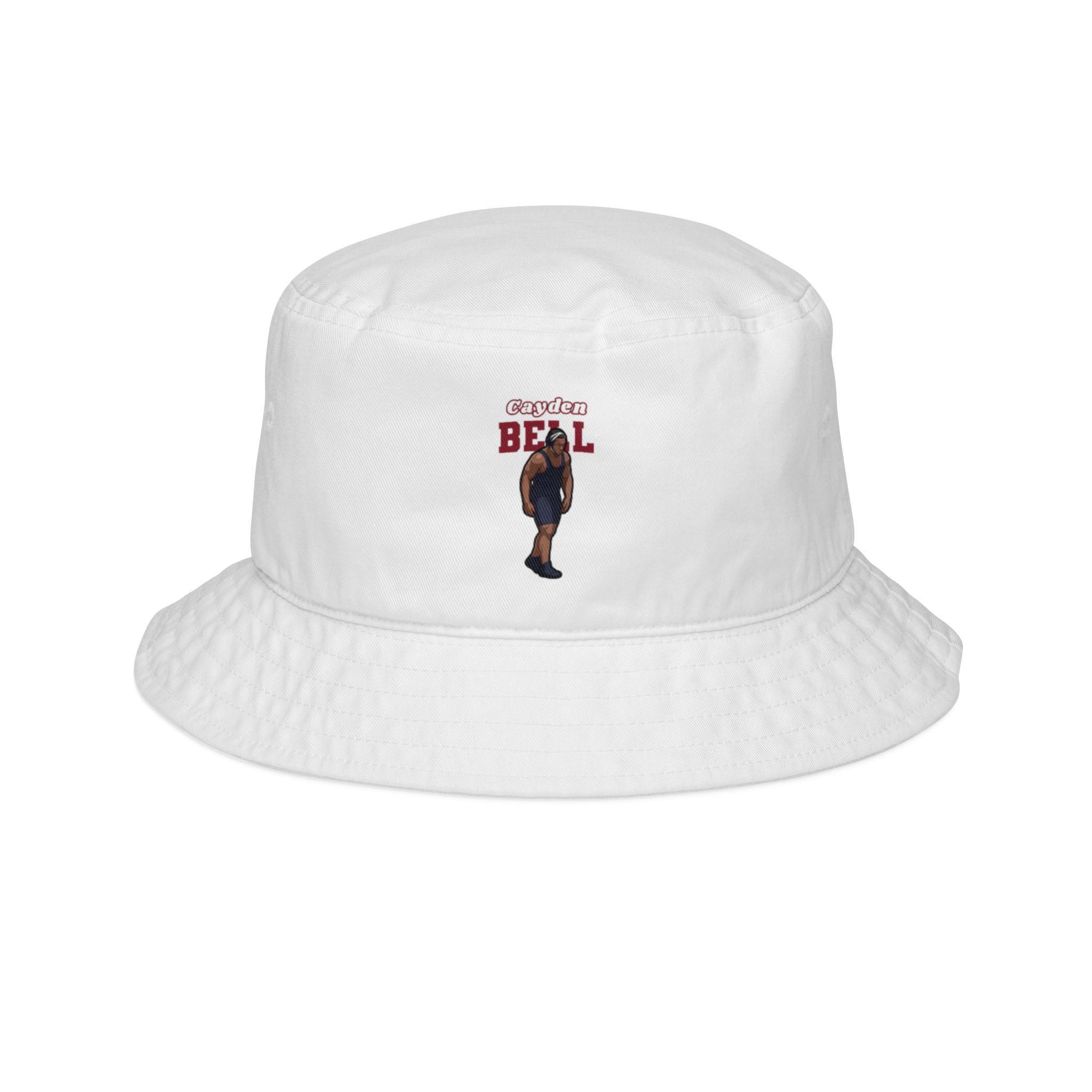 Bucket Hat — character_name_arch in White