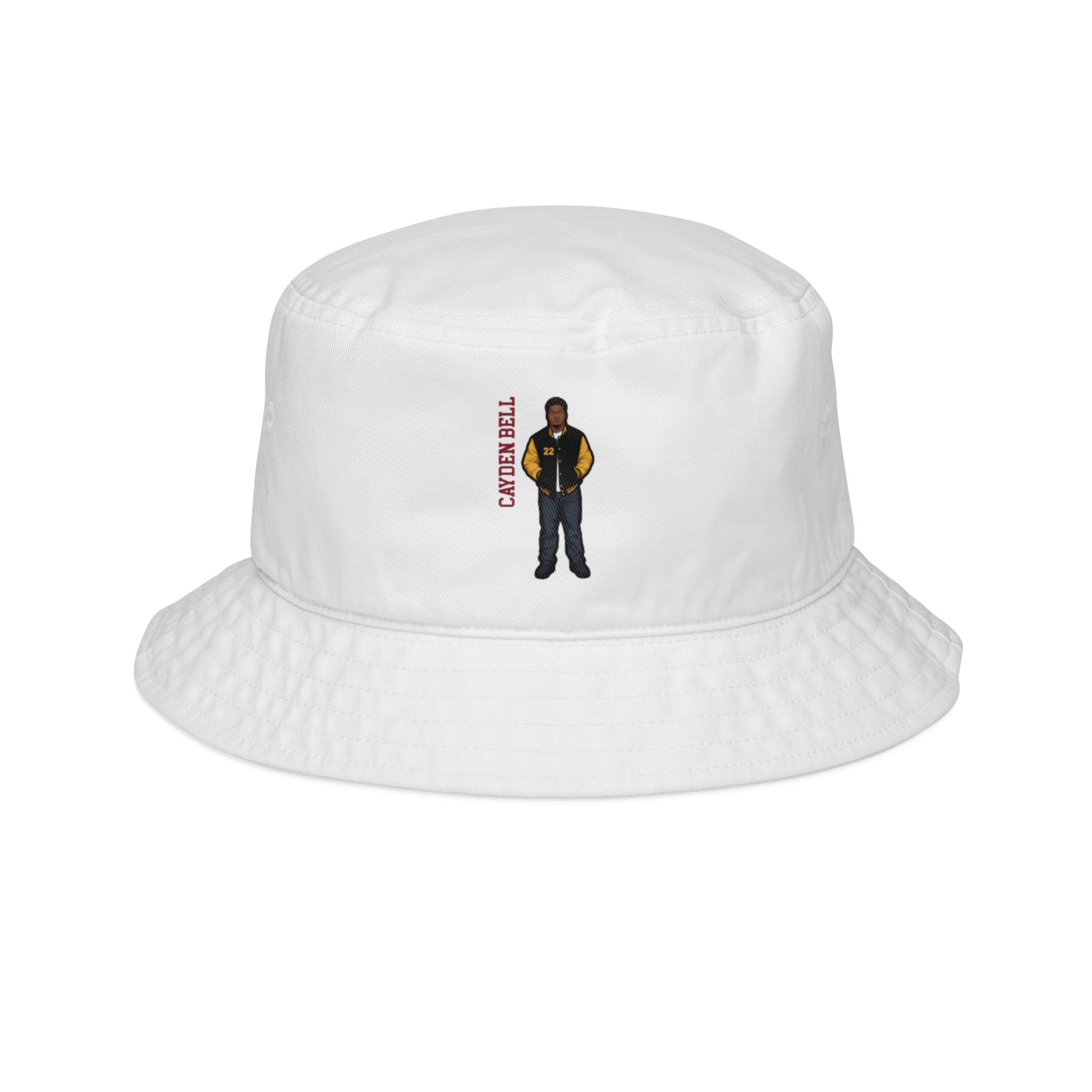 Bucket Hat — character_name_vertical in White