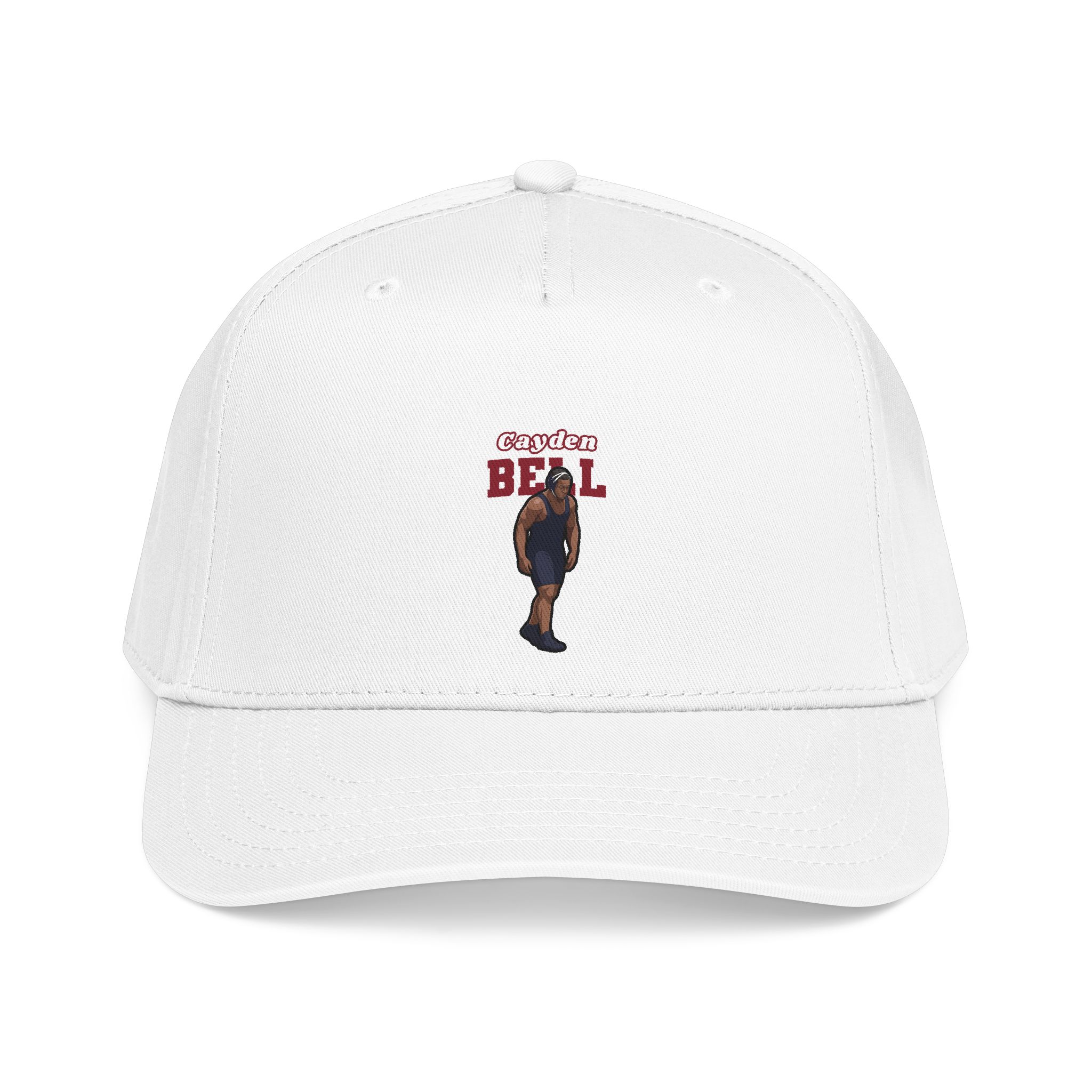 Baseball Cap — character_name_arch in White