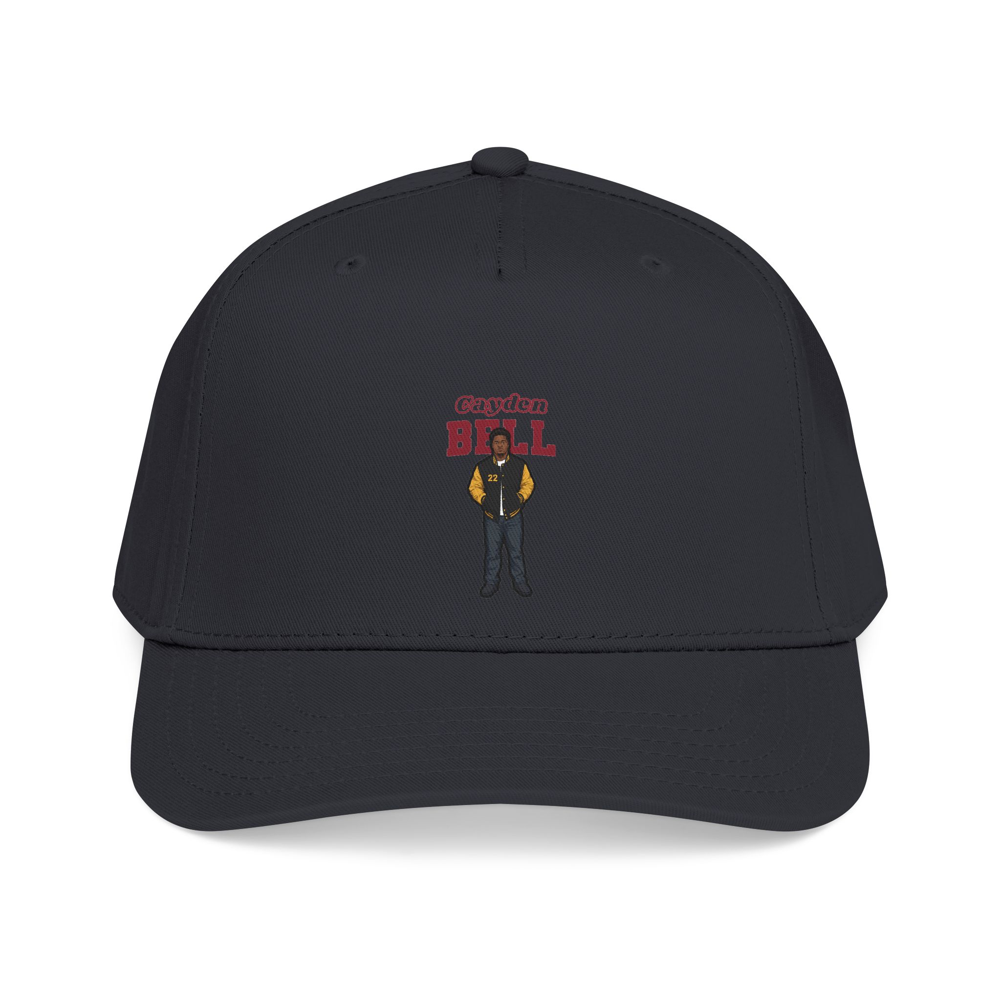 Baseball Cap — character_name_arch in Black