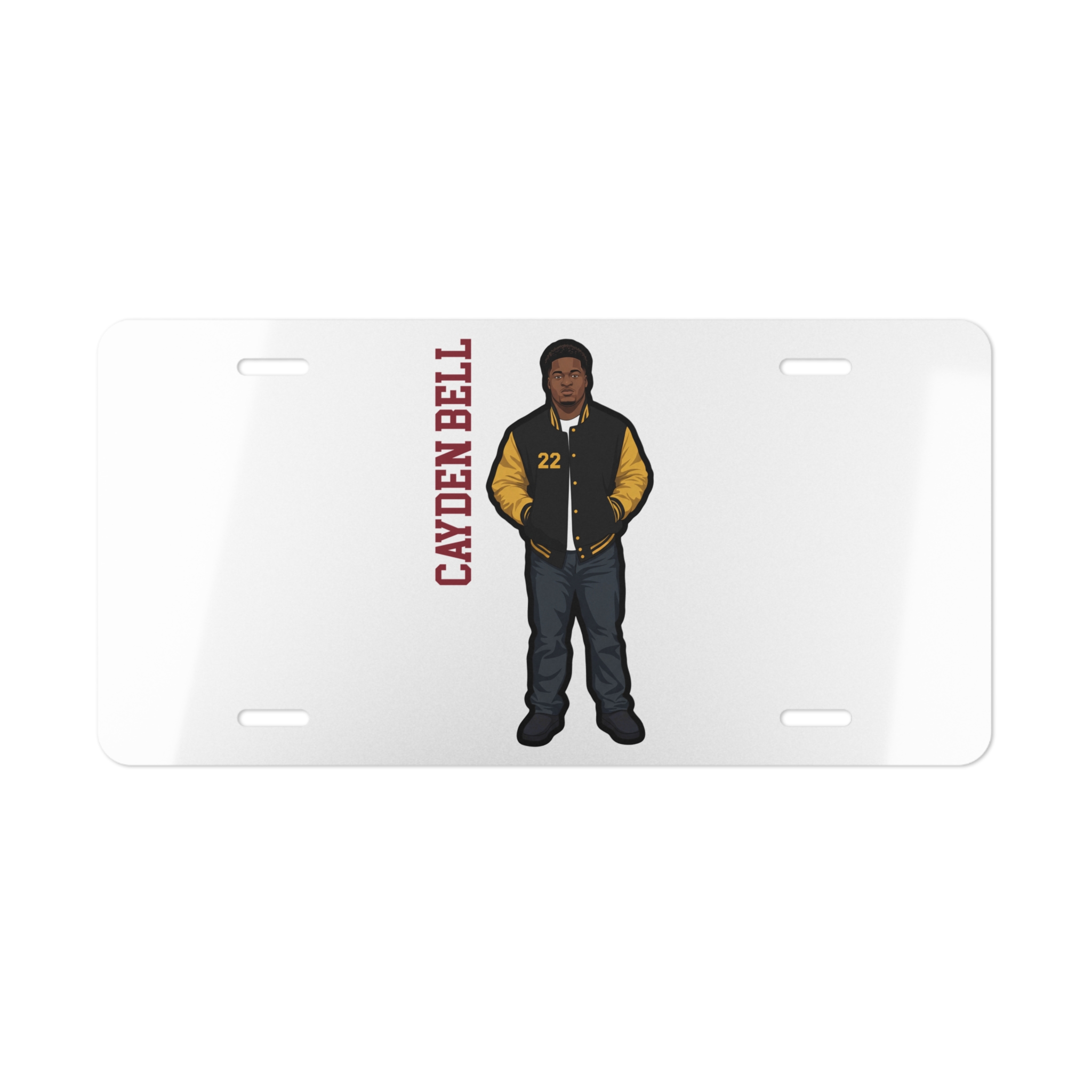 License Plate — character_name_vertical in Classic