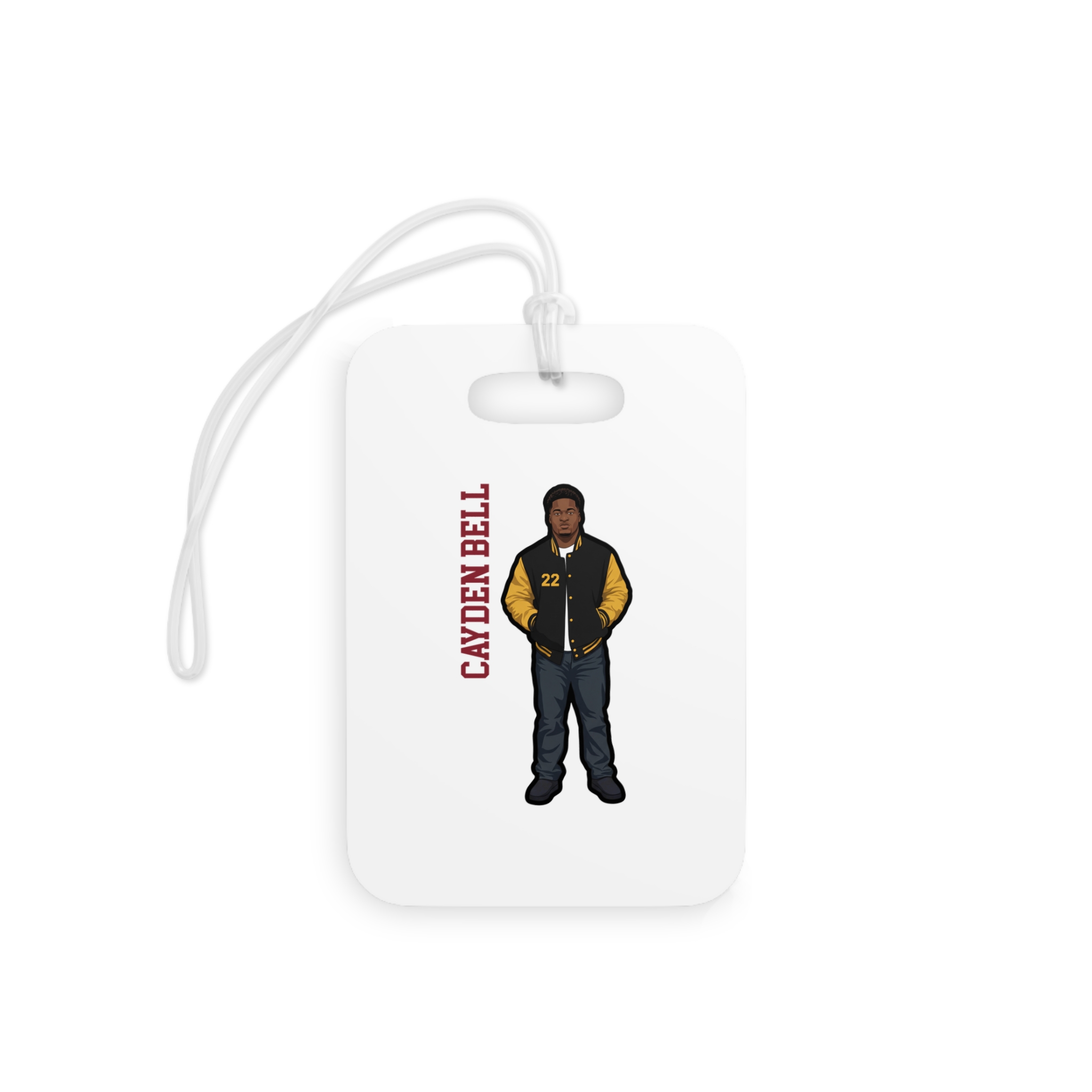 Bag Tag — character_name_vertical in Classic