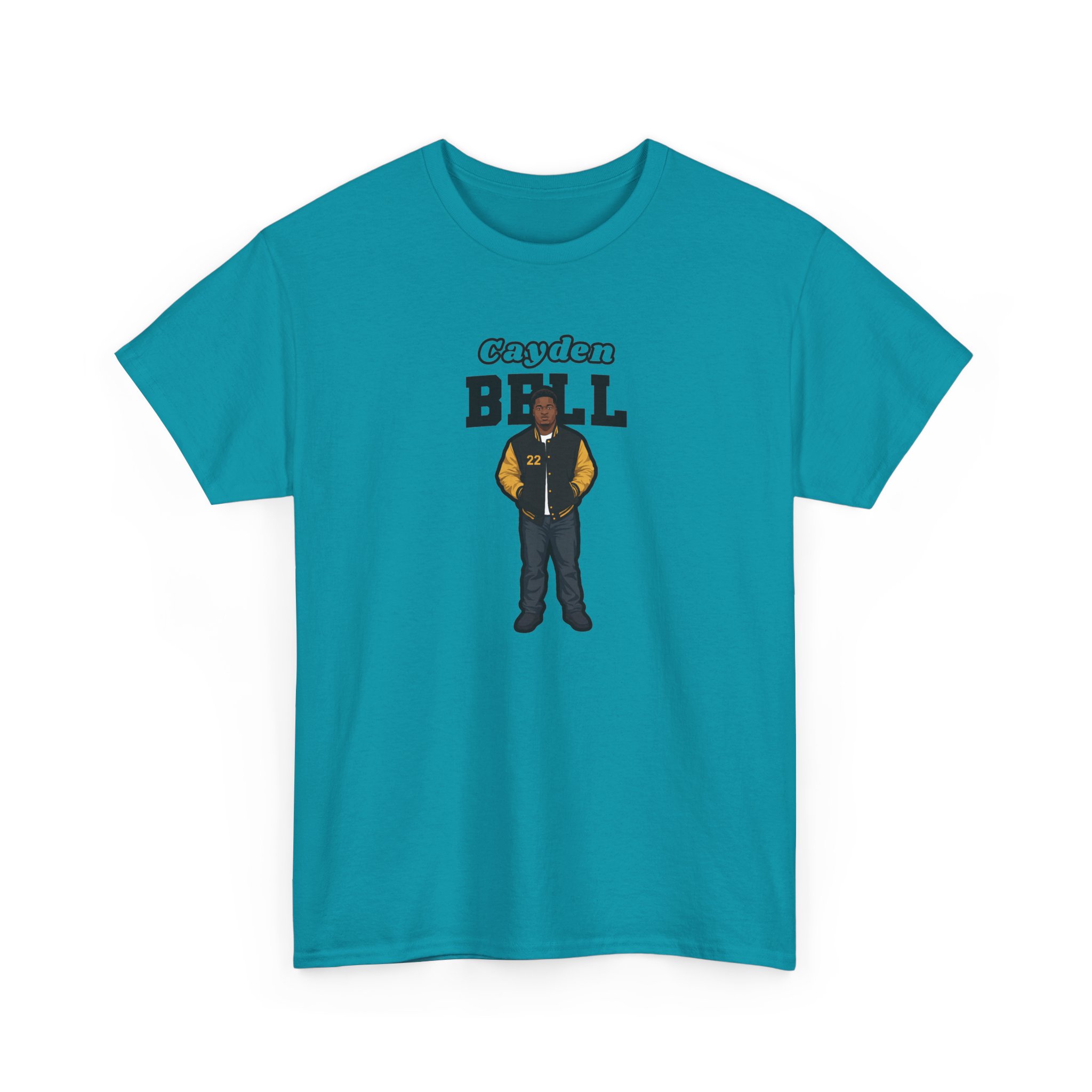 Tee — character_name_arch in Blue