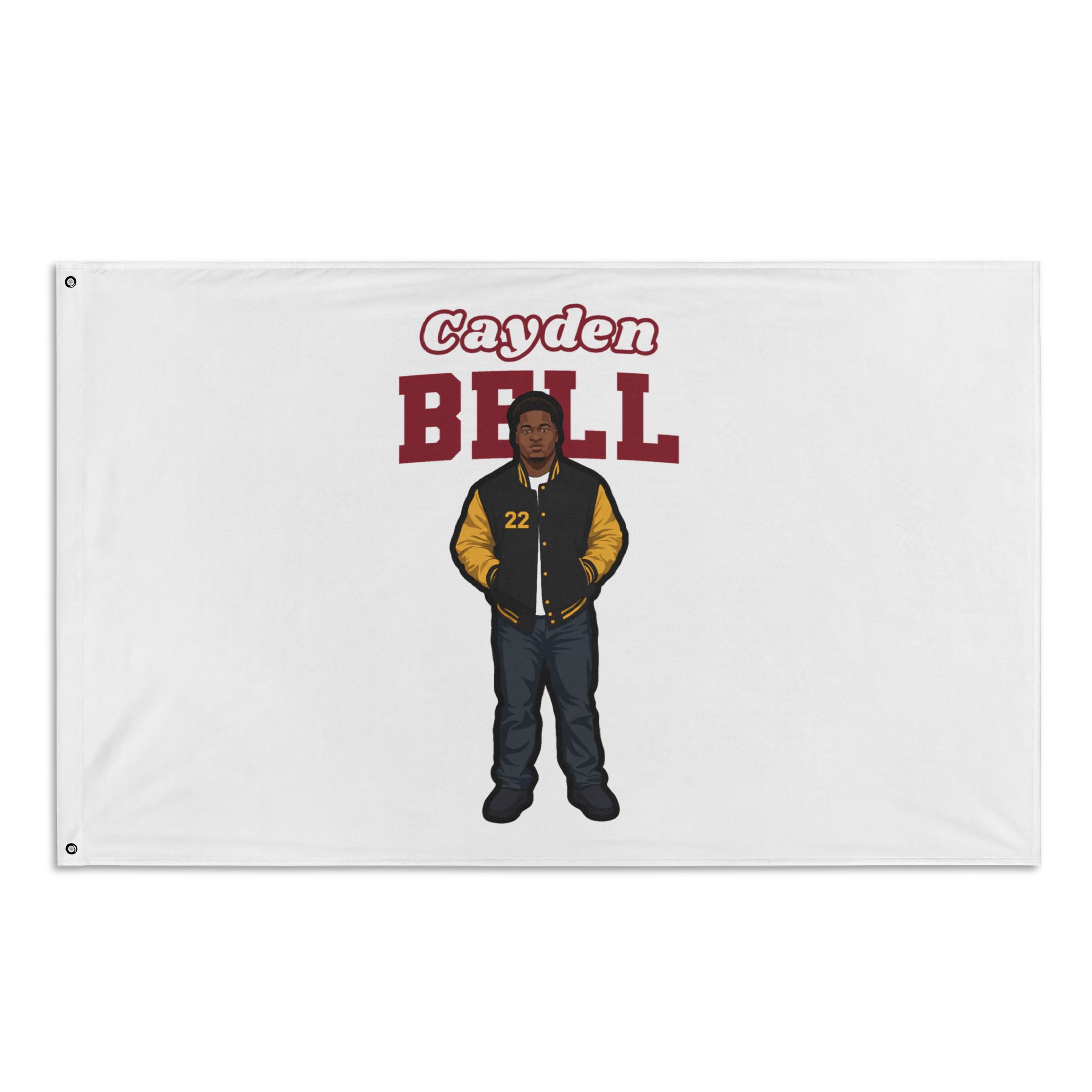 Flag (35 × 56 in) — character_name_arch in Classic