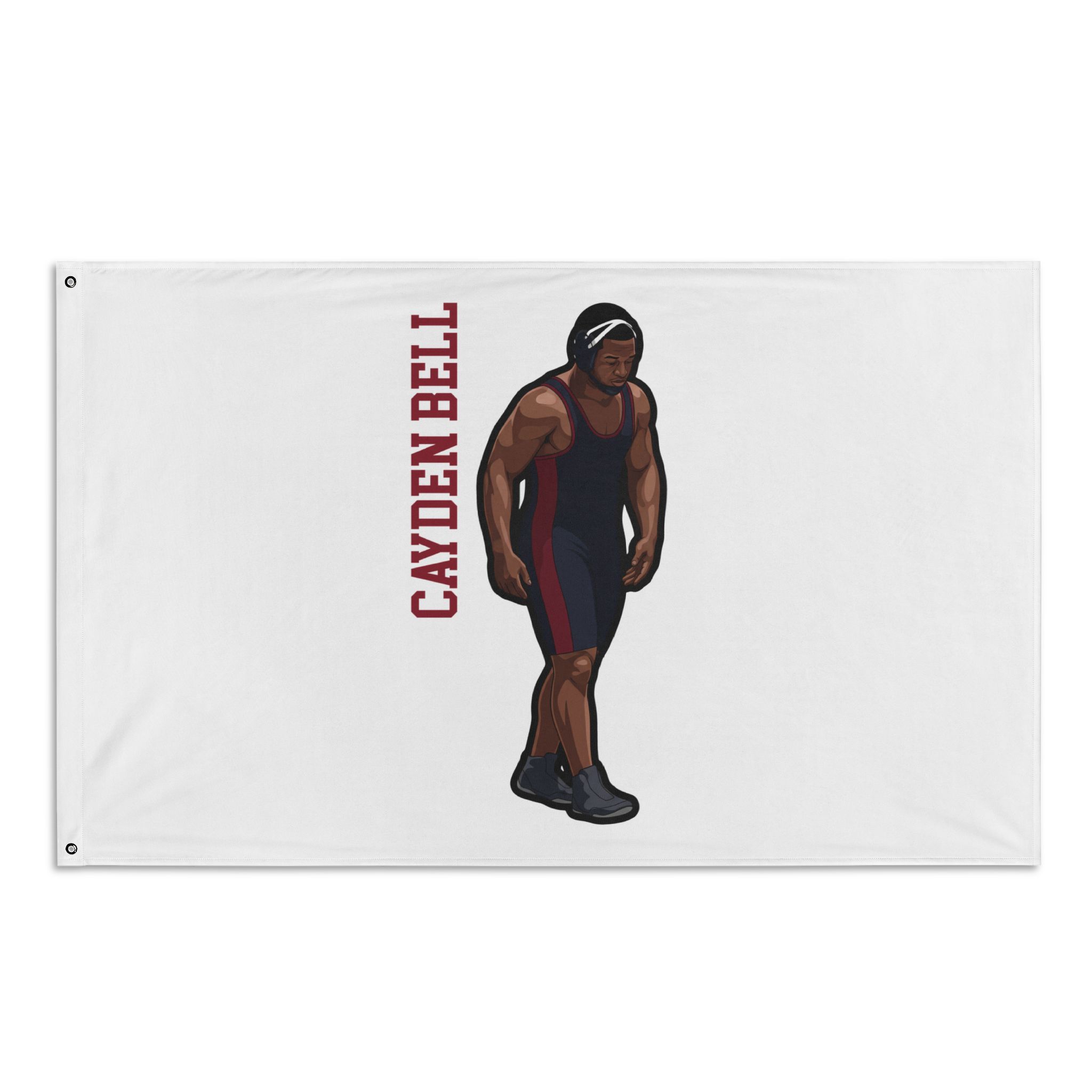 Flag (35 × 56 in) — character_name_vertical in Classic