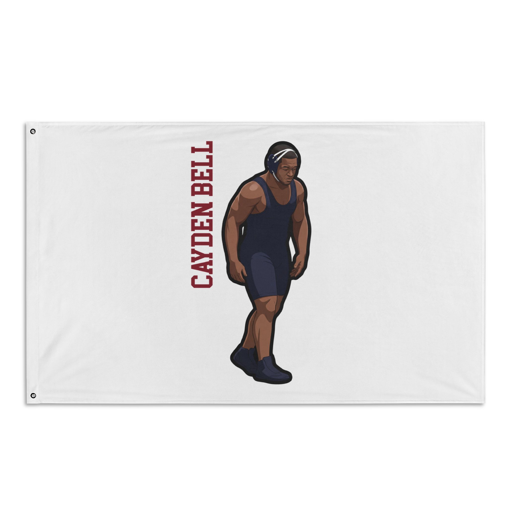 Flag (35 × 56 in) — character_name_vertical in Classic