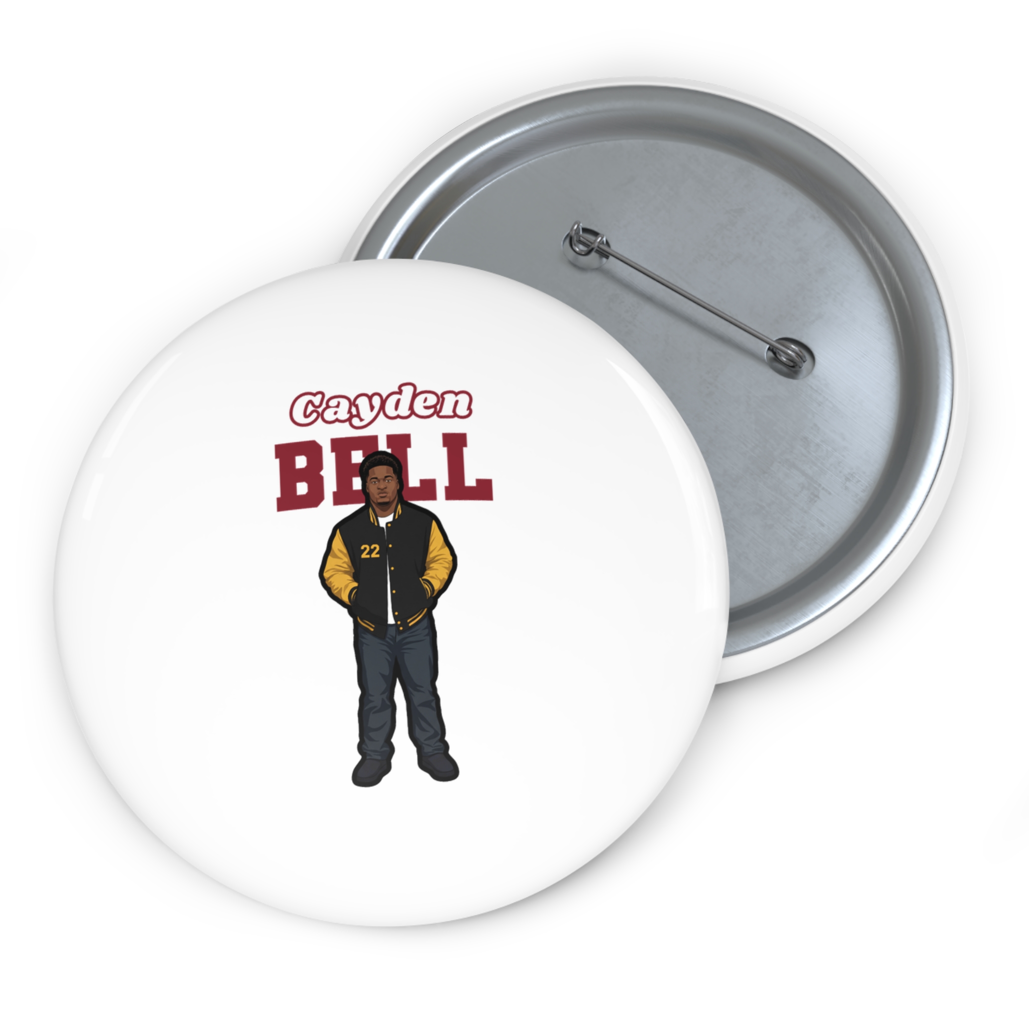 Game Day Pin — character_name_arch in Classic