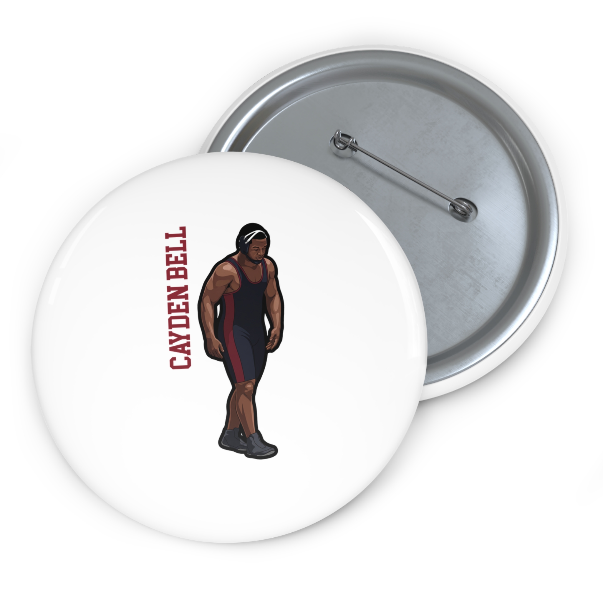 Game Day Pin — character_name_vertical in Classic