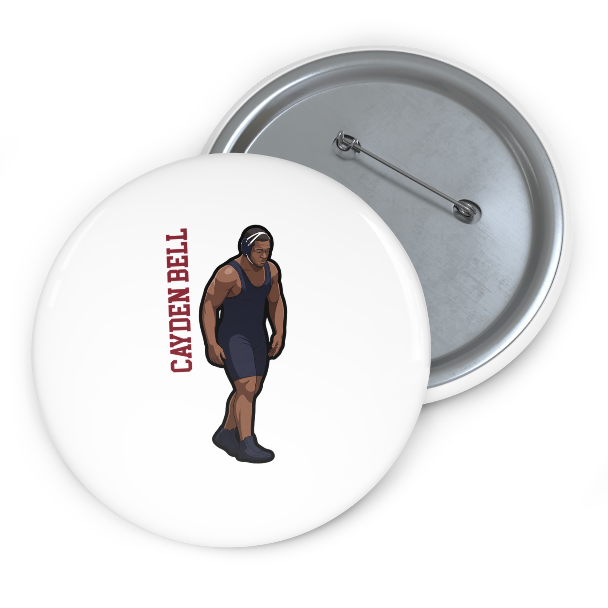 Game Day Pin — character_name_vertical in Classic