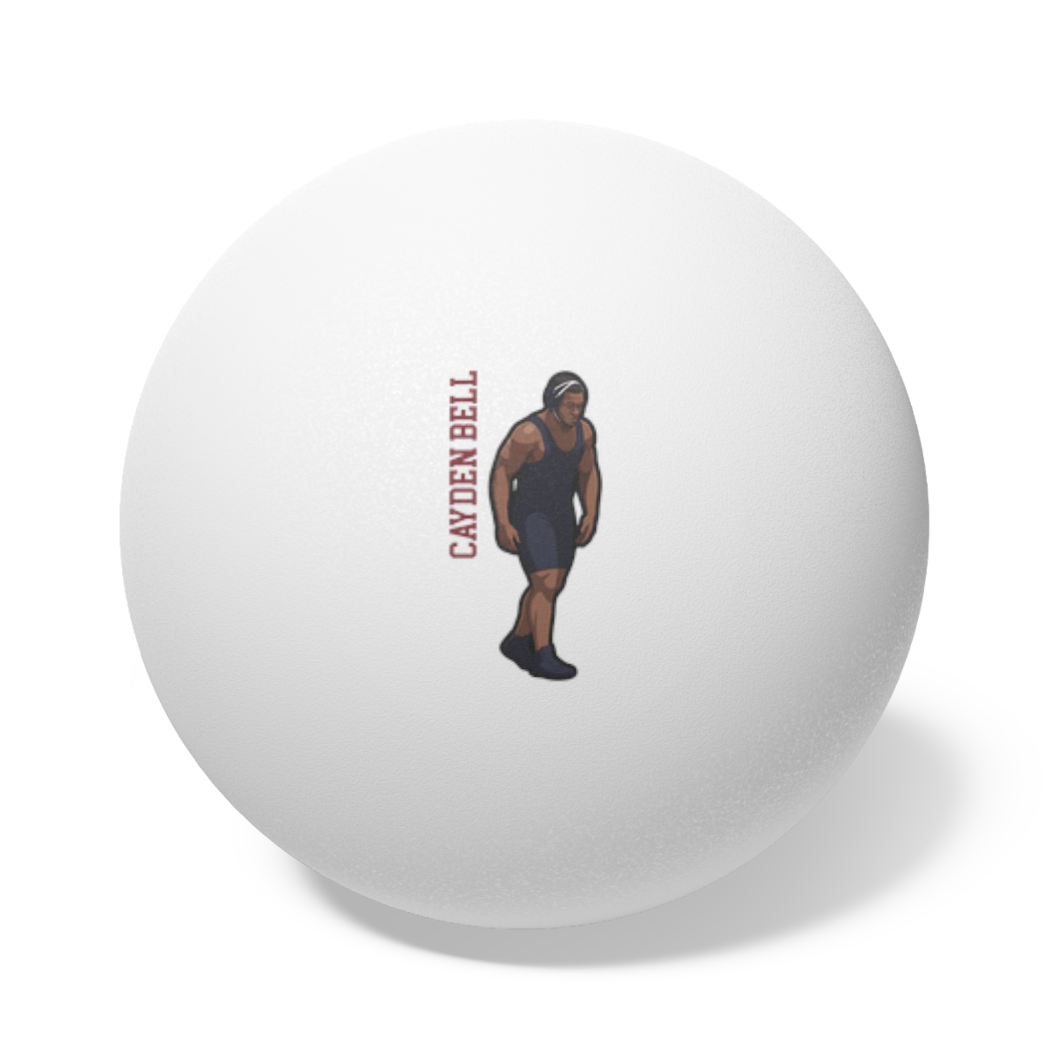 Ping Pong Balls, 6 pcs — character_name_vertical in White