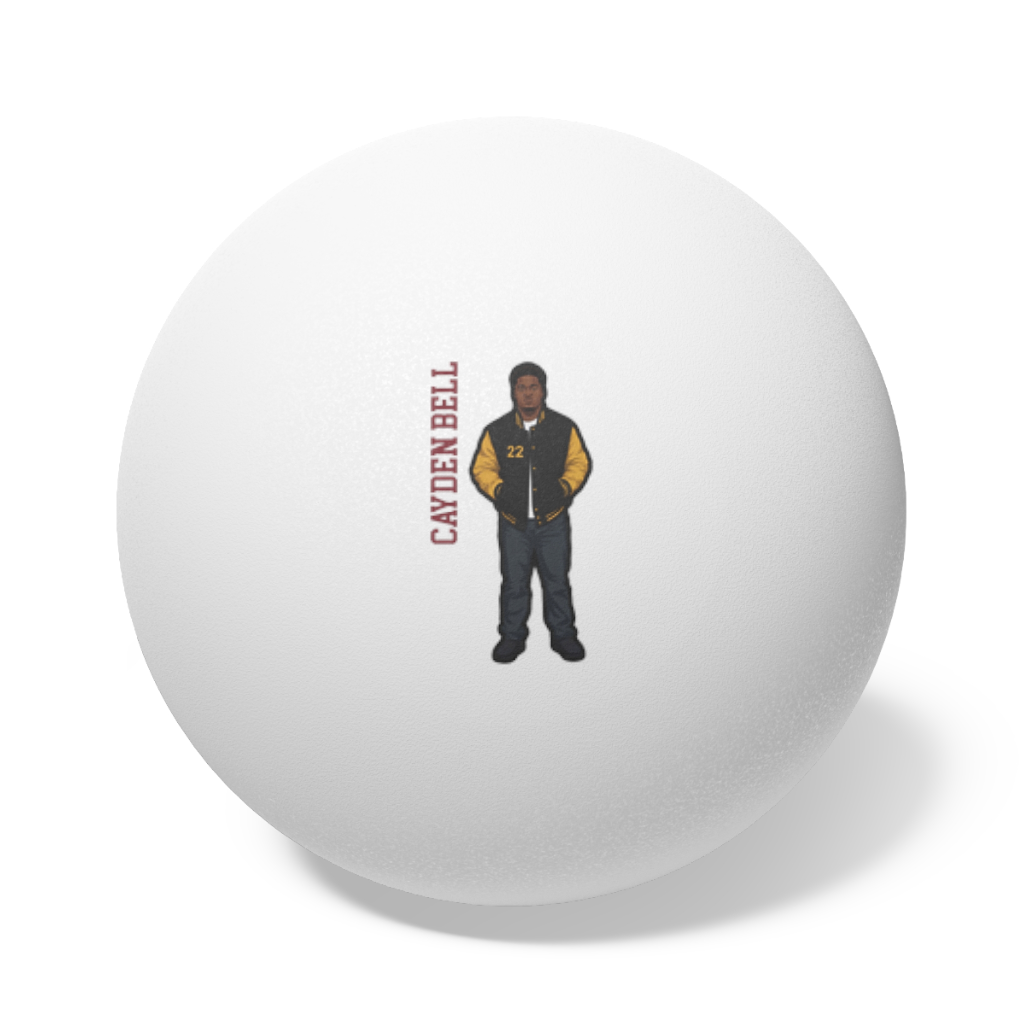 Ping Pong Balls, 6 pcs — character_name_vertical in White