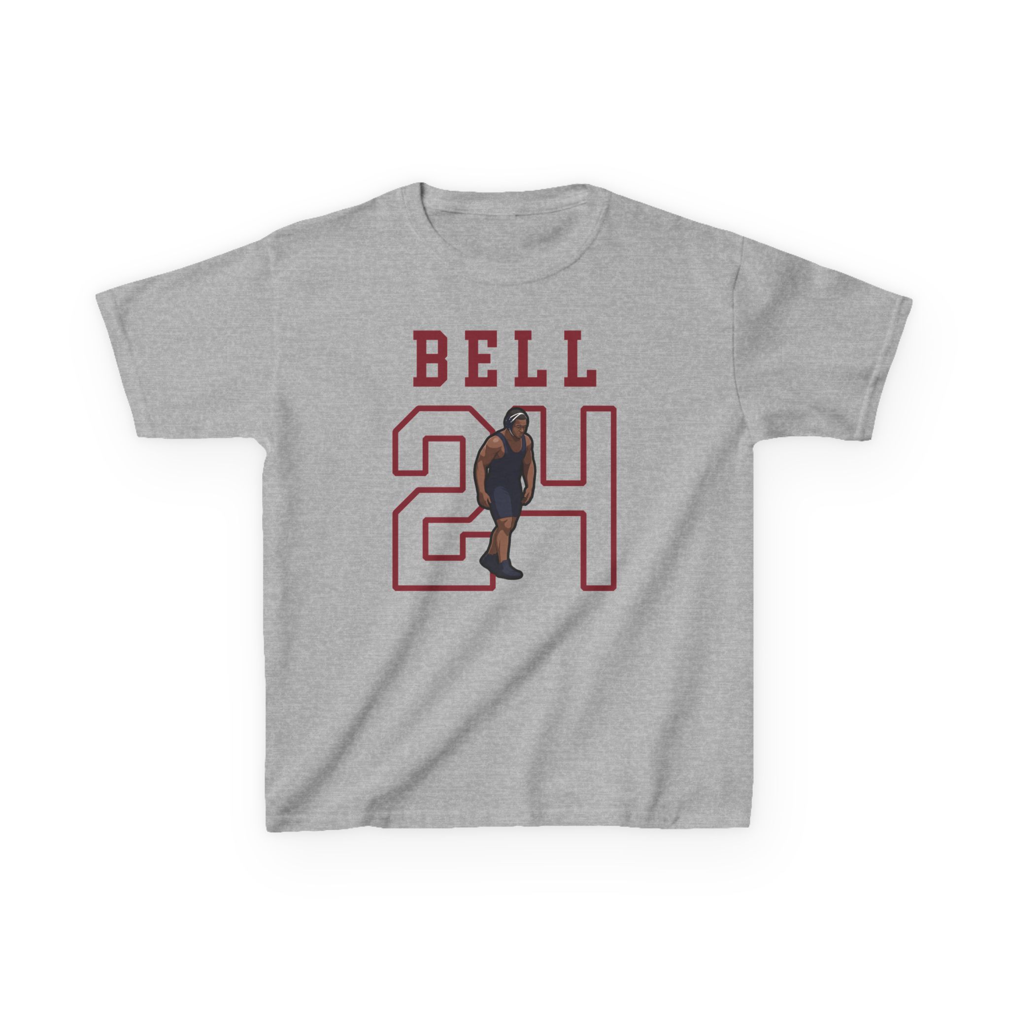 Youth Tee — character_shirsey in Grey