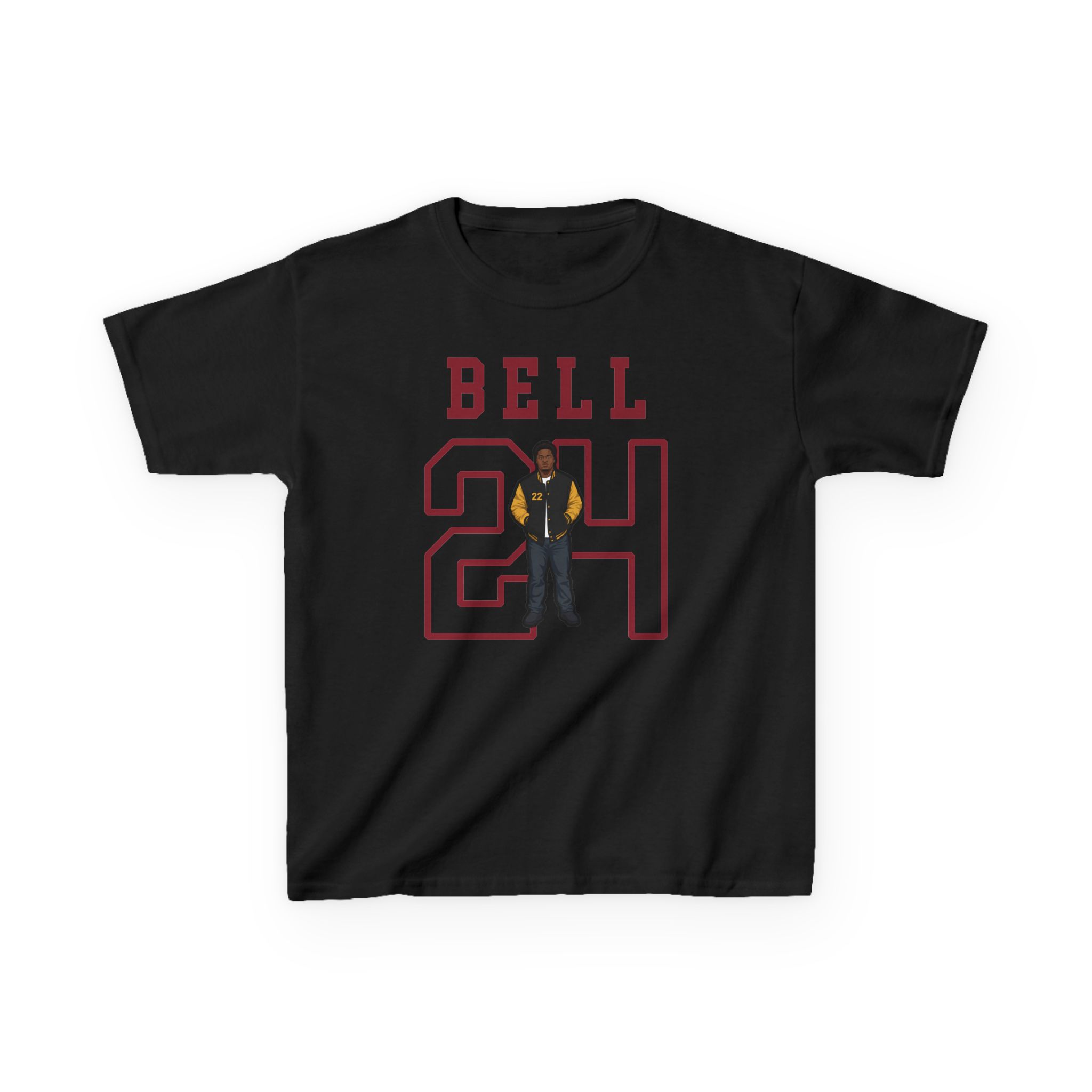 Youth Tee — character_shirsey in Black
