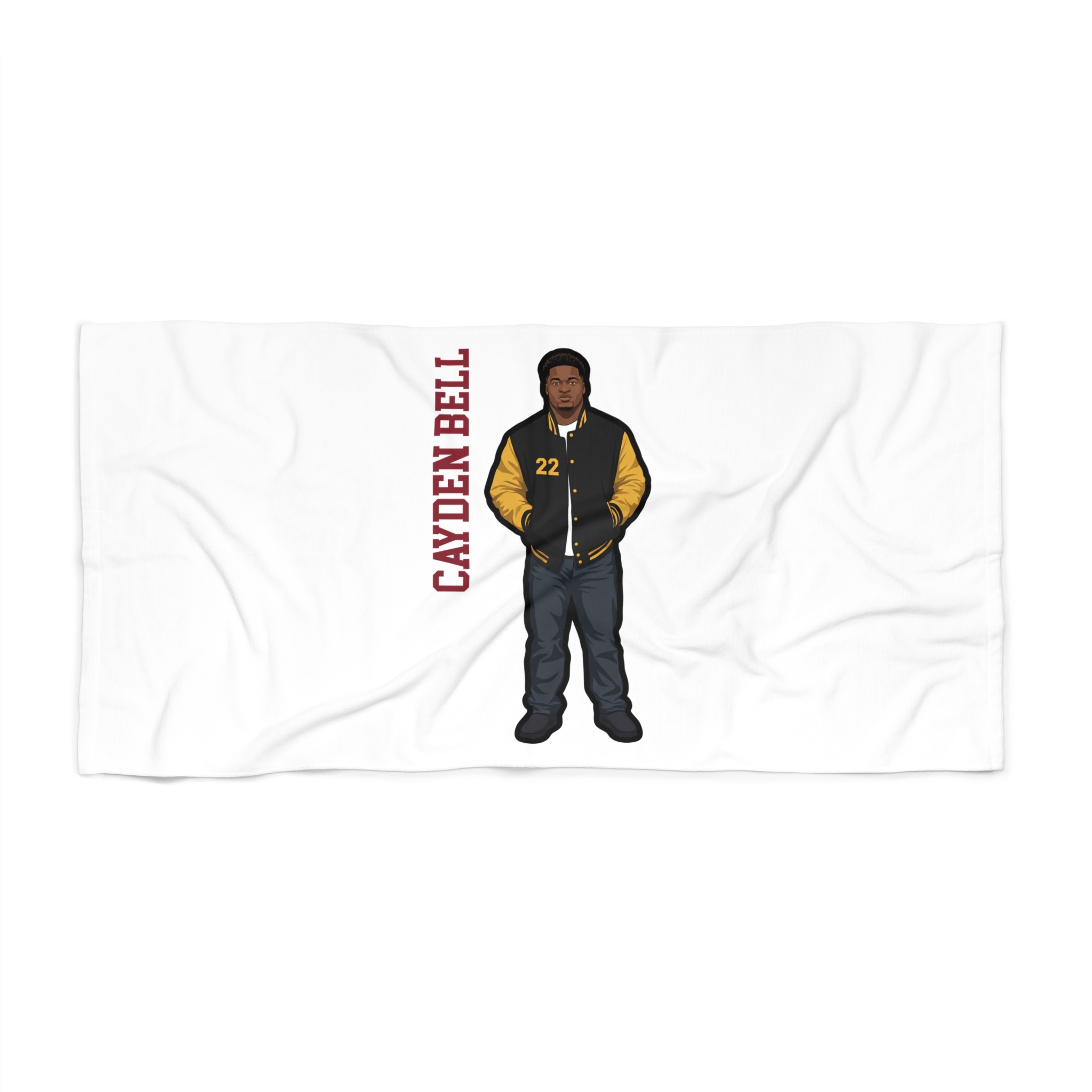 Beach Towel — character_name_vertical in Classic