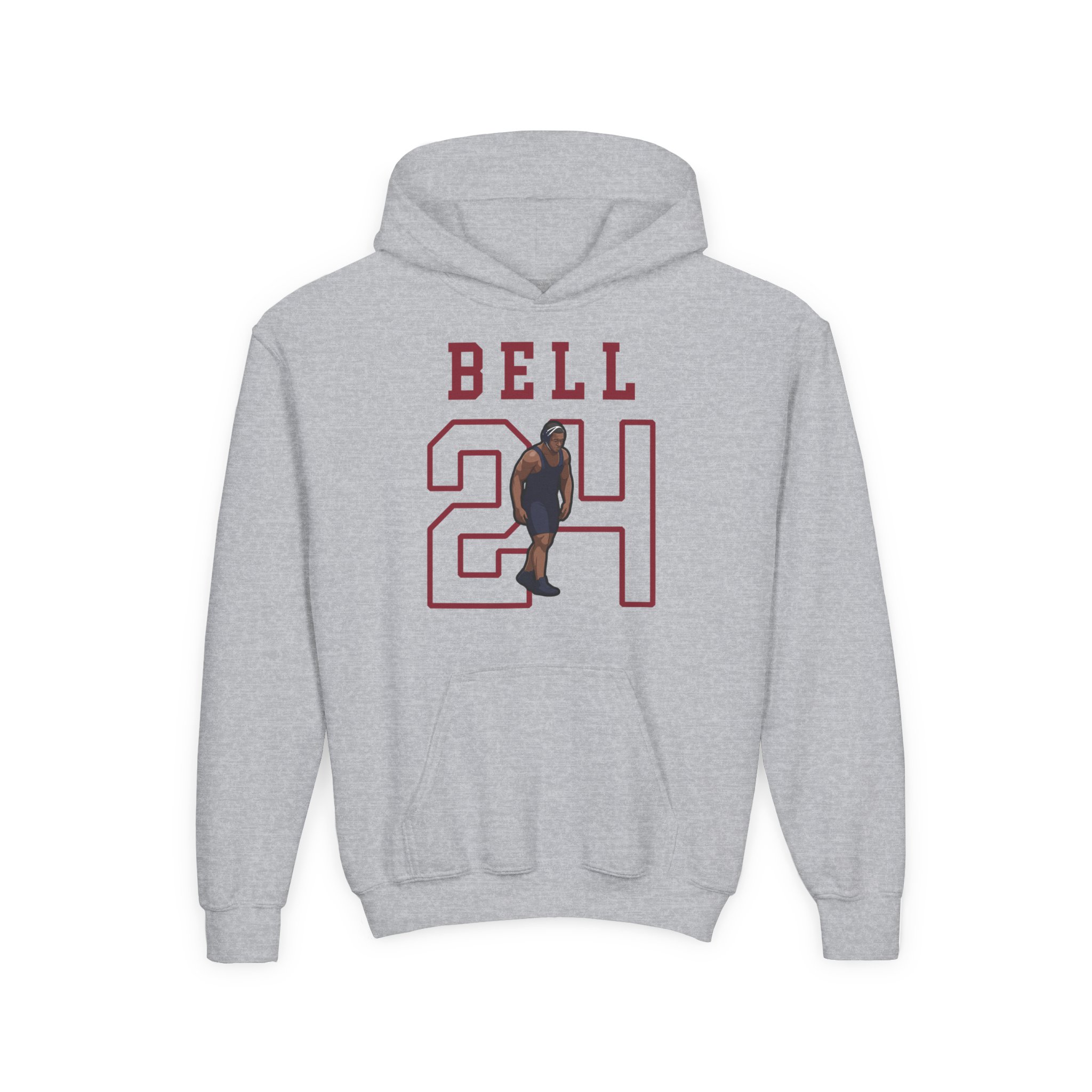 Youth Hoodie — character_shirsey in Grey