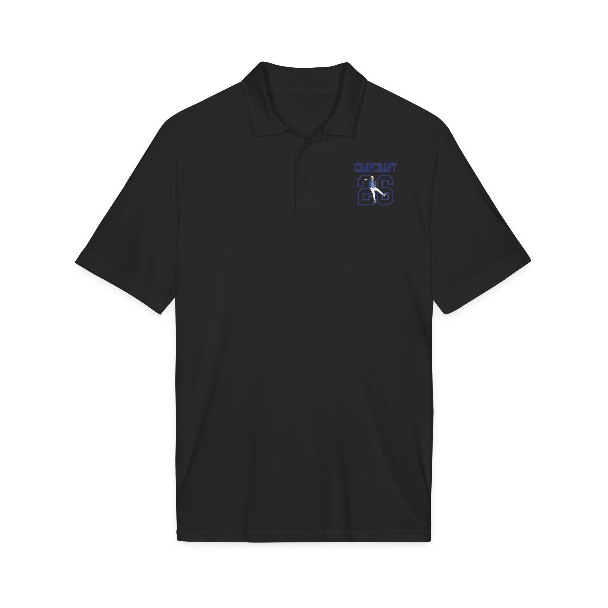 Polo — character_shirsey in Black