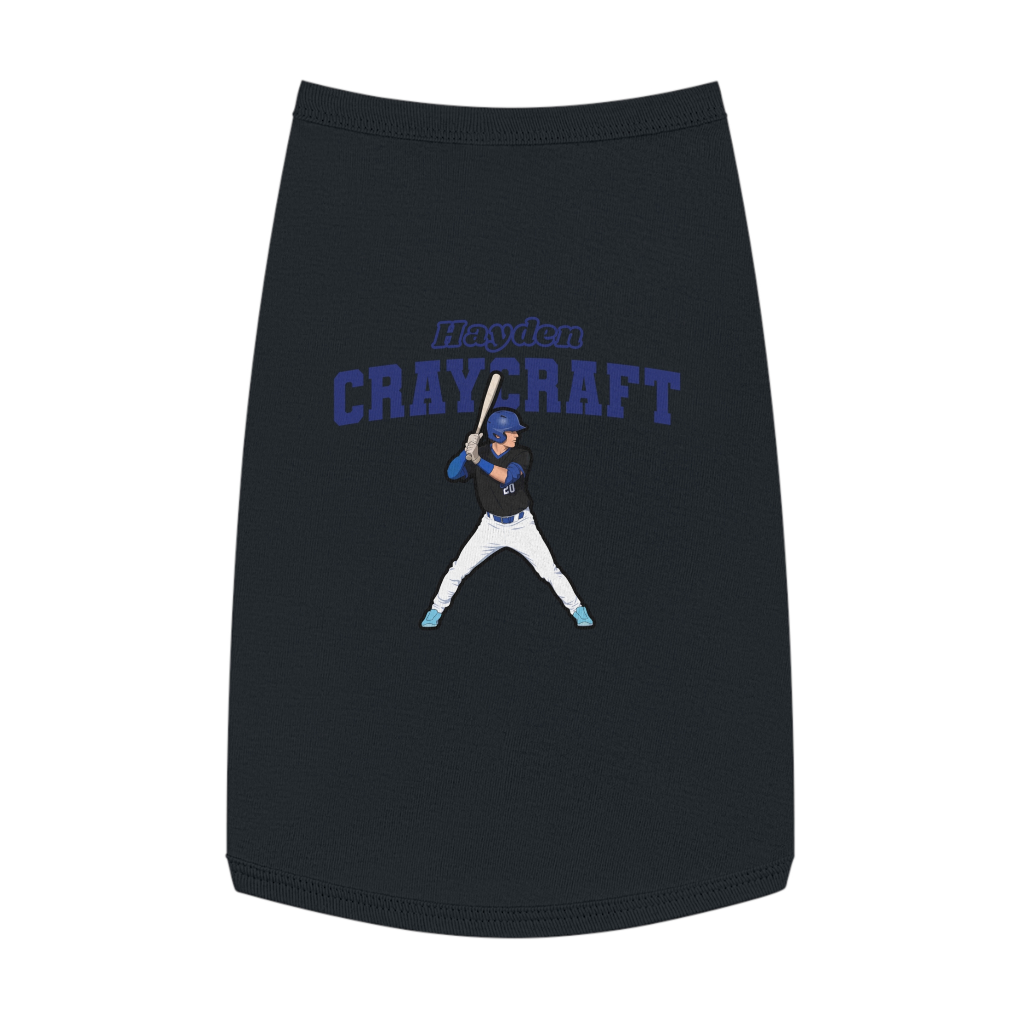 Pet Tank Top — character_name_arch in Black